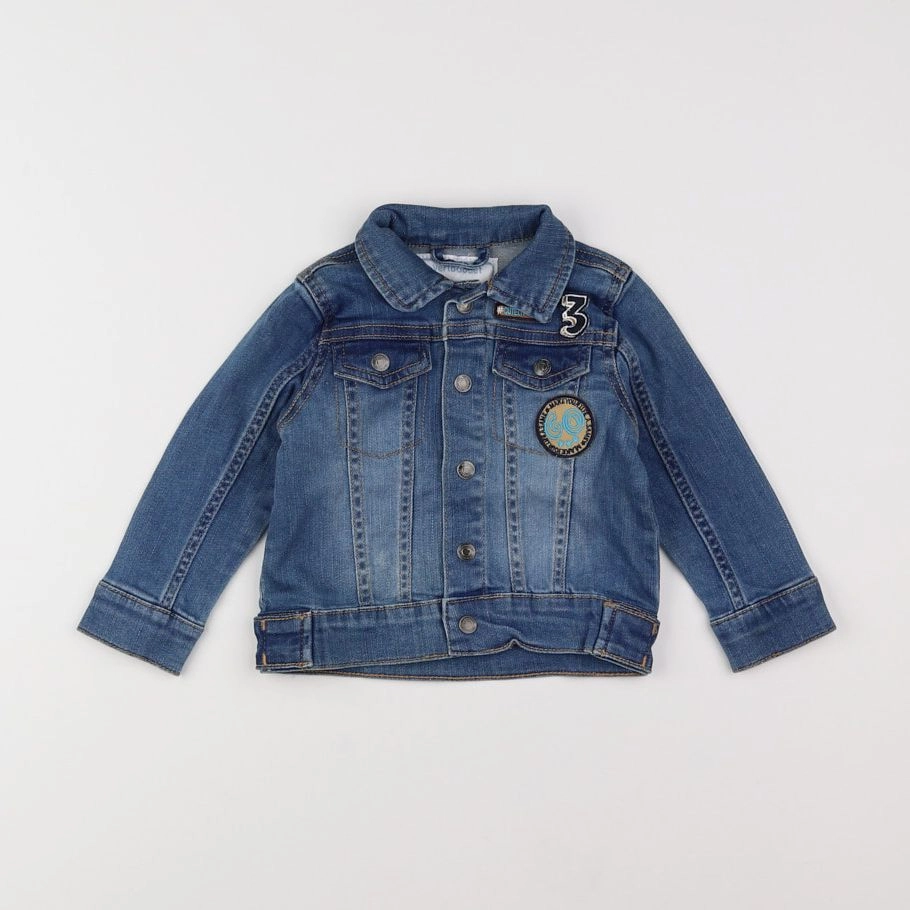 Vertbaudet - veste bleu - 18 mois