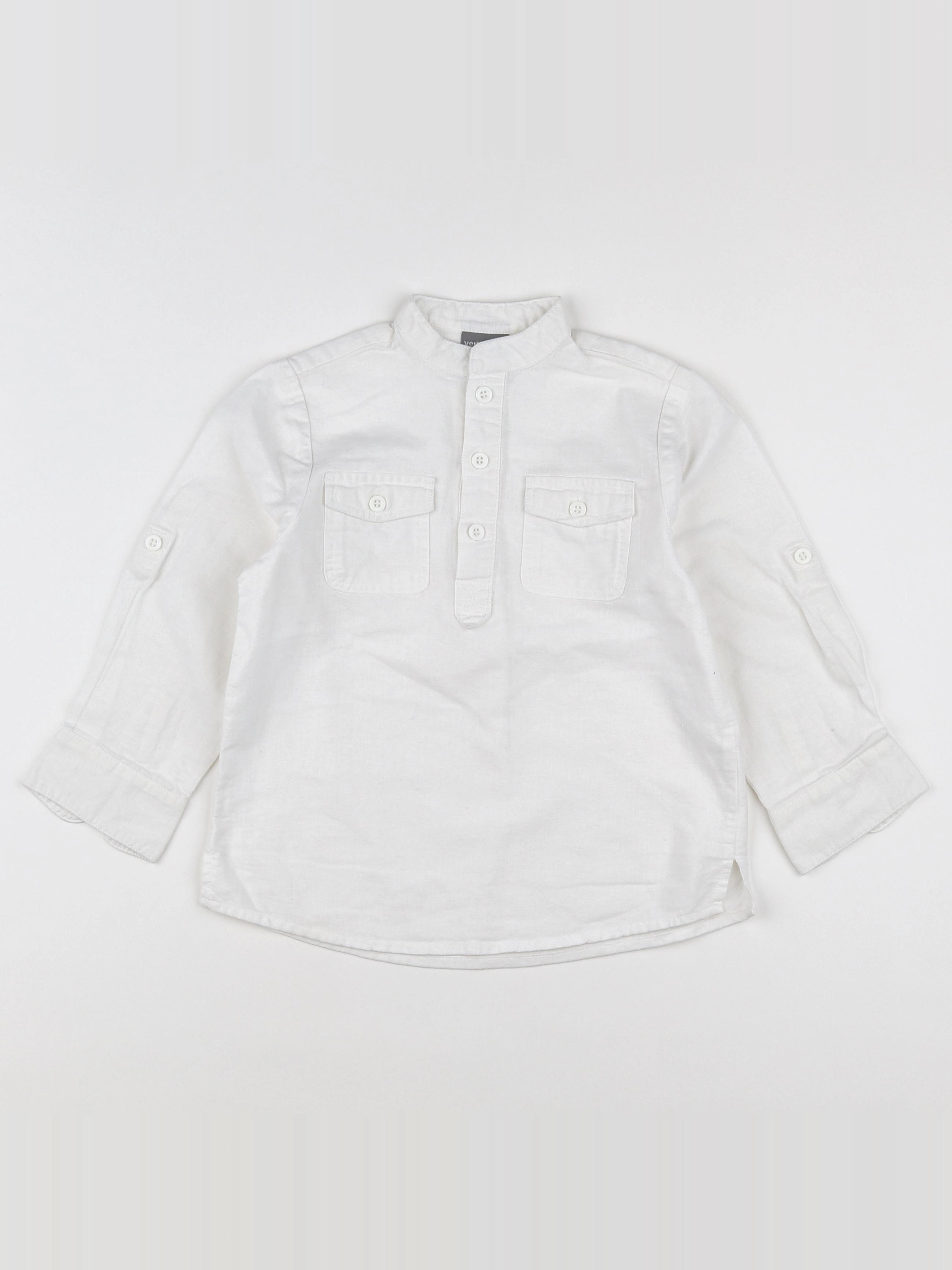 Vertbaudet - chemise blanc - 5 ans