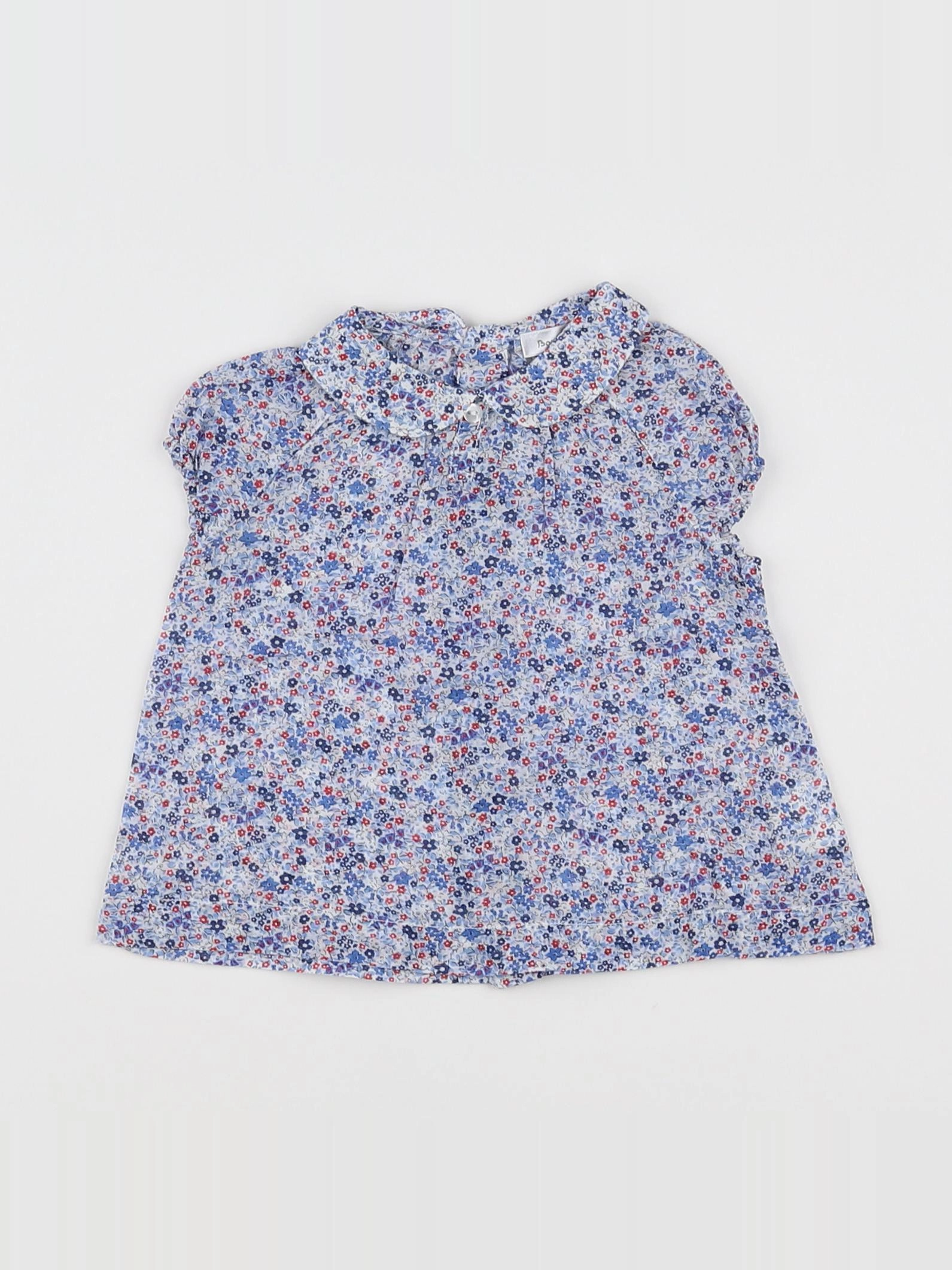 Boutchou - blouse multicolore - 6 mois
