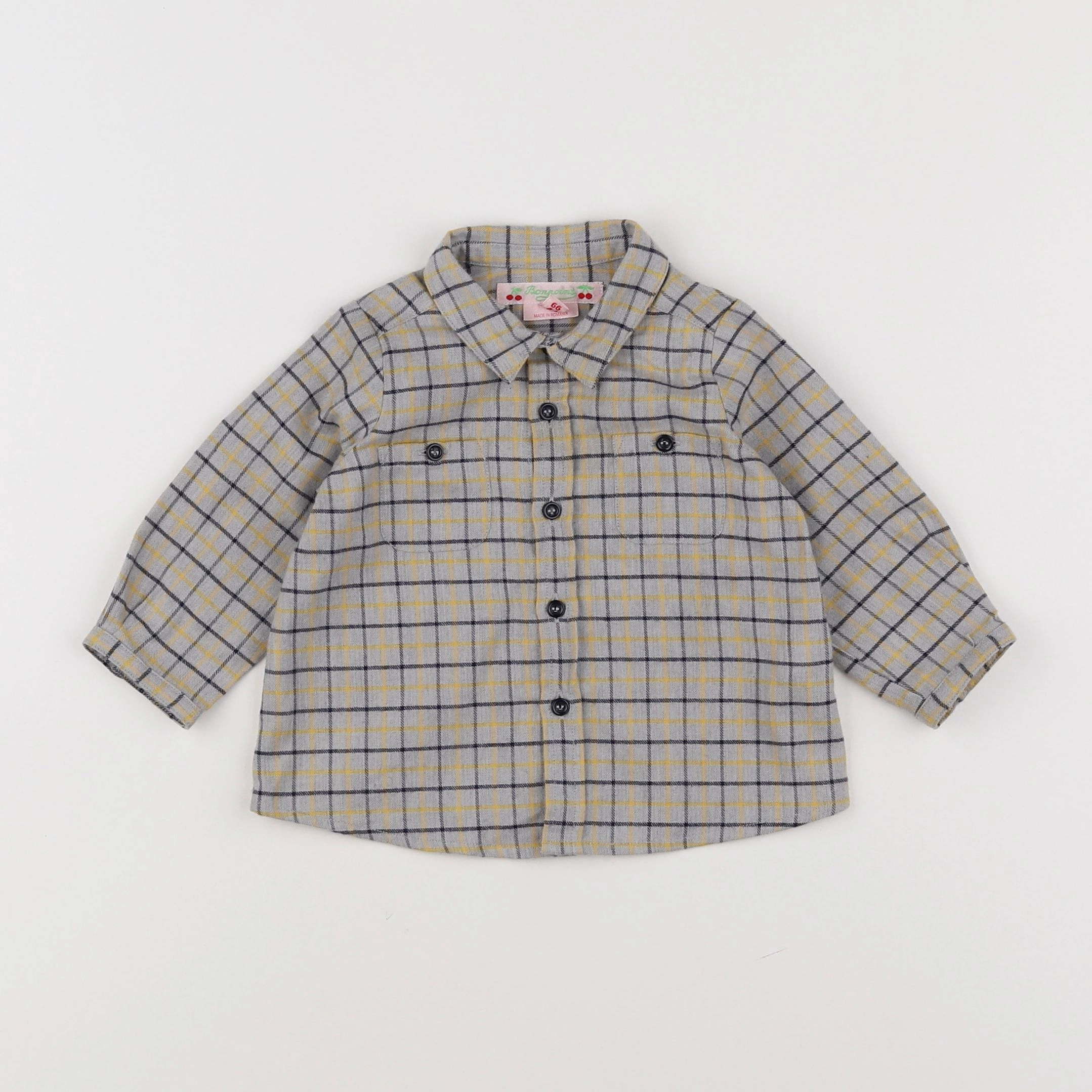 Bonpoint - chemise gris - 6 mois