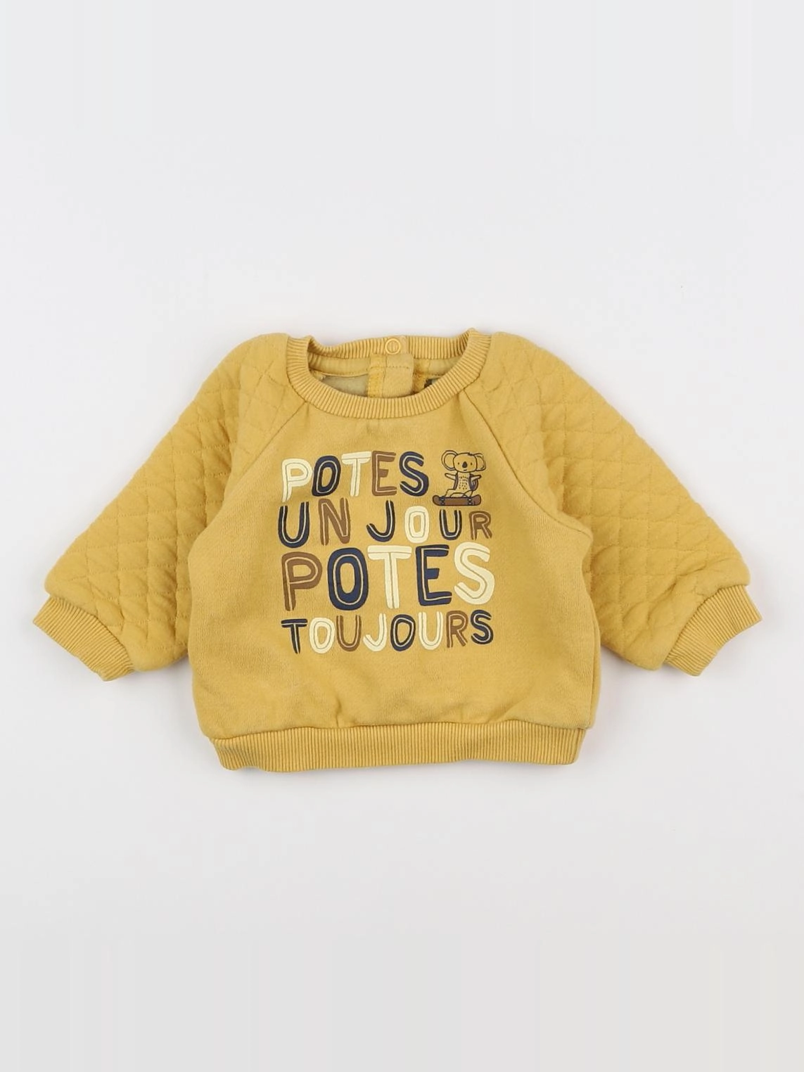 Tape à l'oeil - sweat jaune - 3 mois