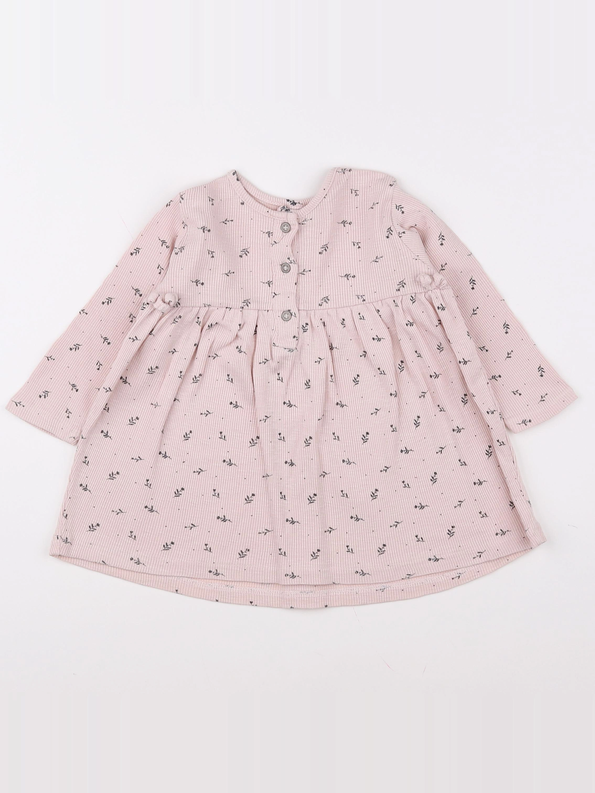 Vertbaudet - robe rose - 18 mois