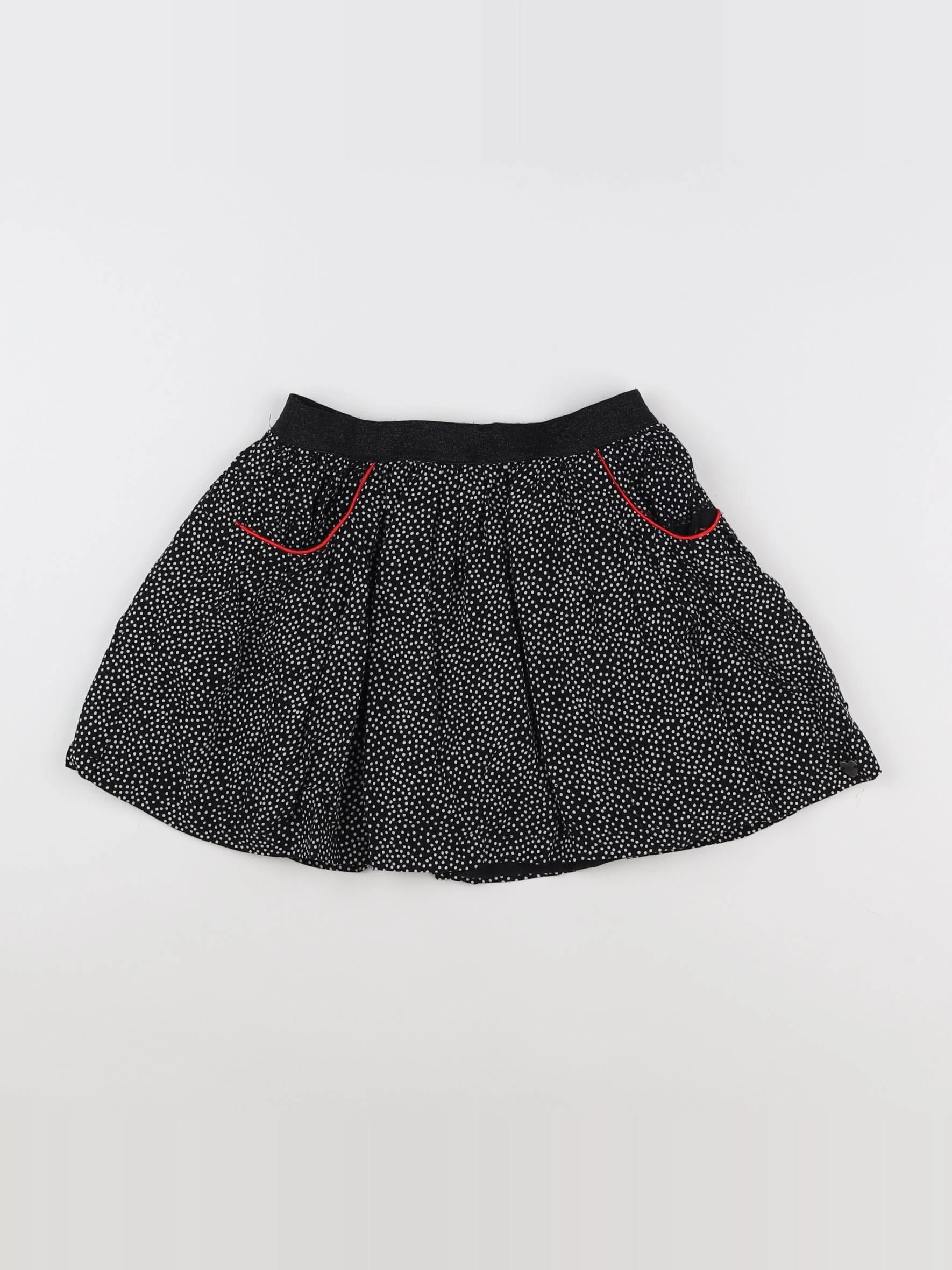 IKKS - jupe noir, blanc - 10 ans