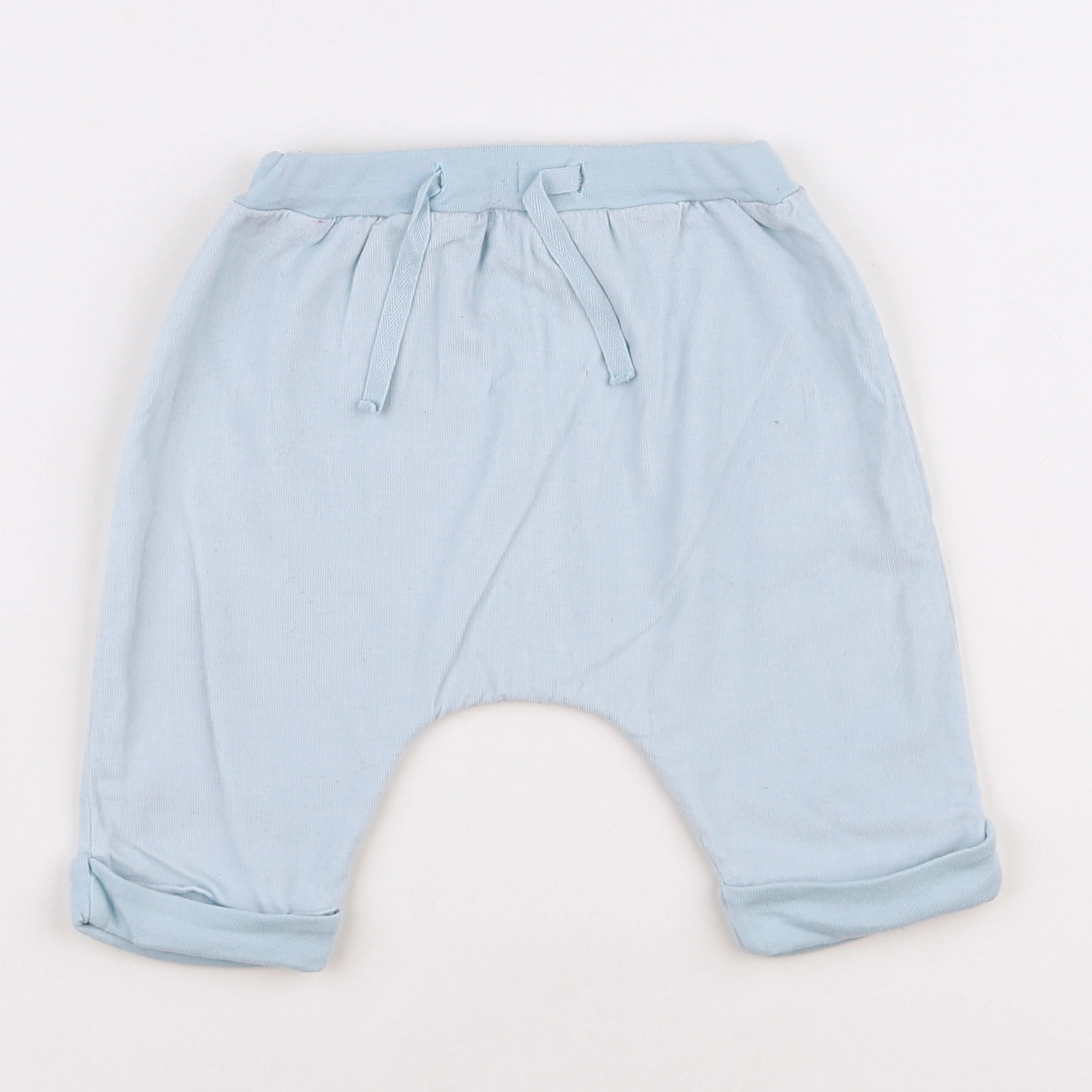 Petit Bateau - sarouel bleu - 3 mois