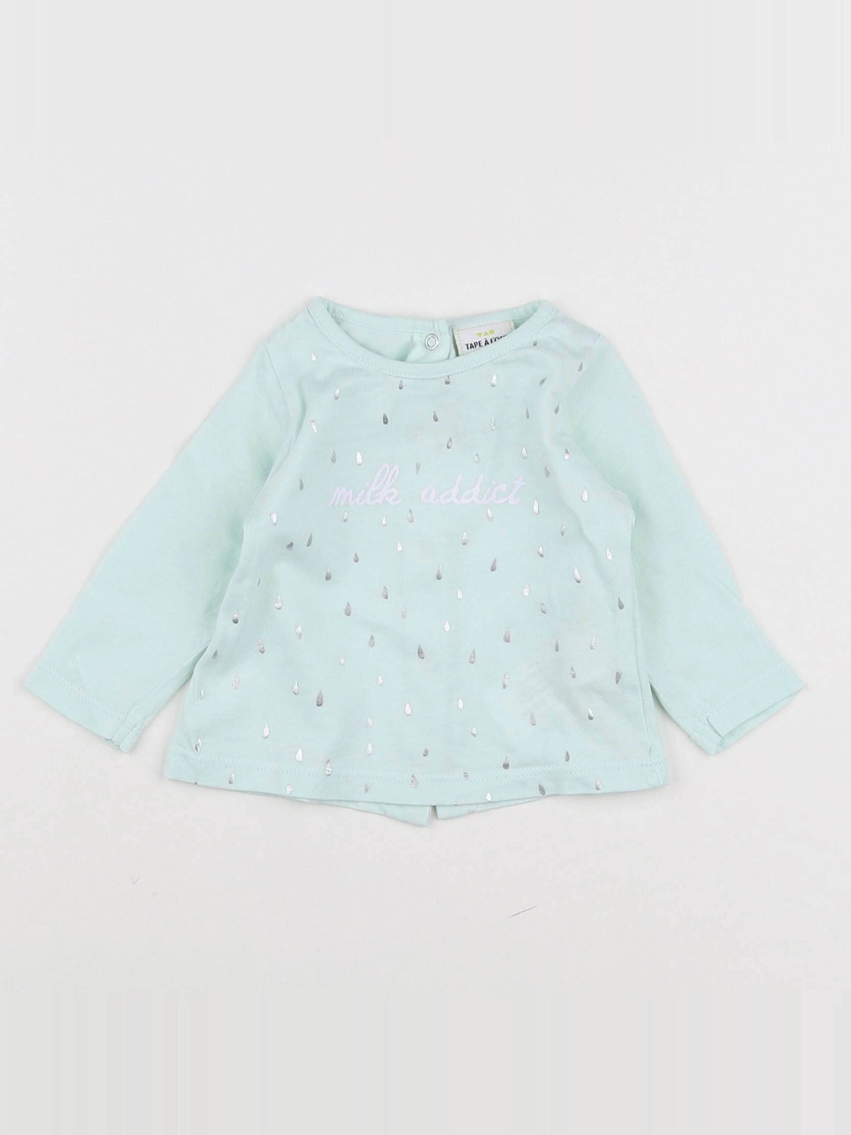 Tape à l'oeil - tee-shirt bleu - 3 mois