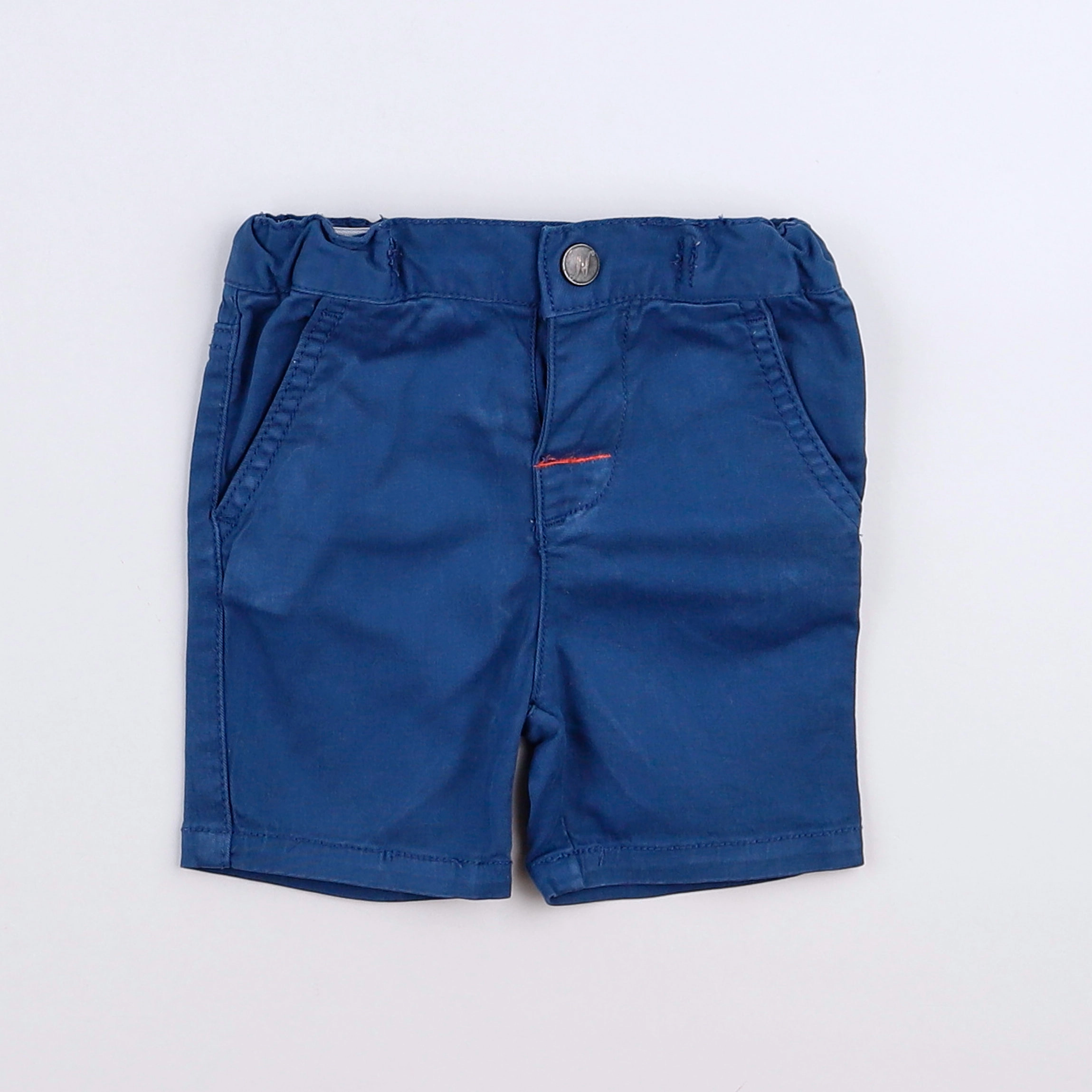 Noukie's - short bleu - 6 mois