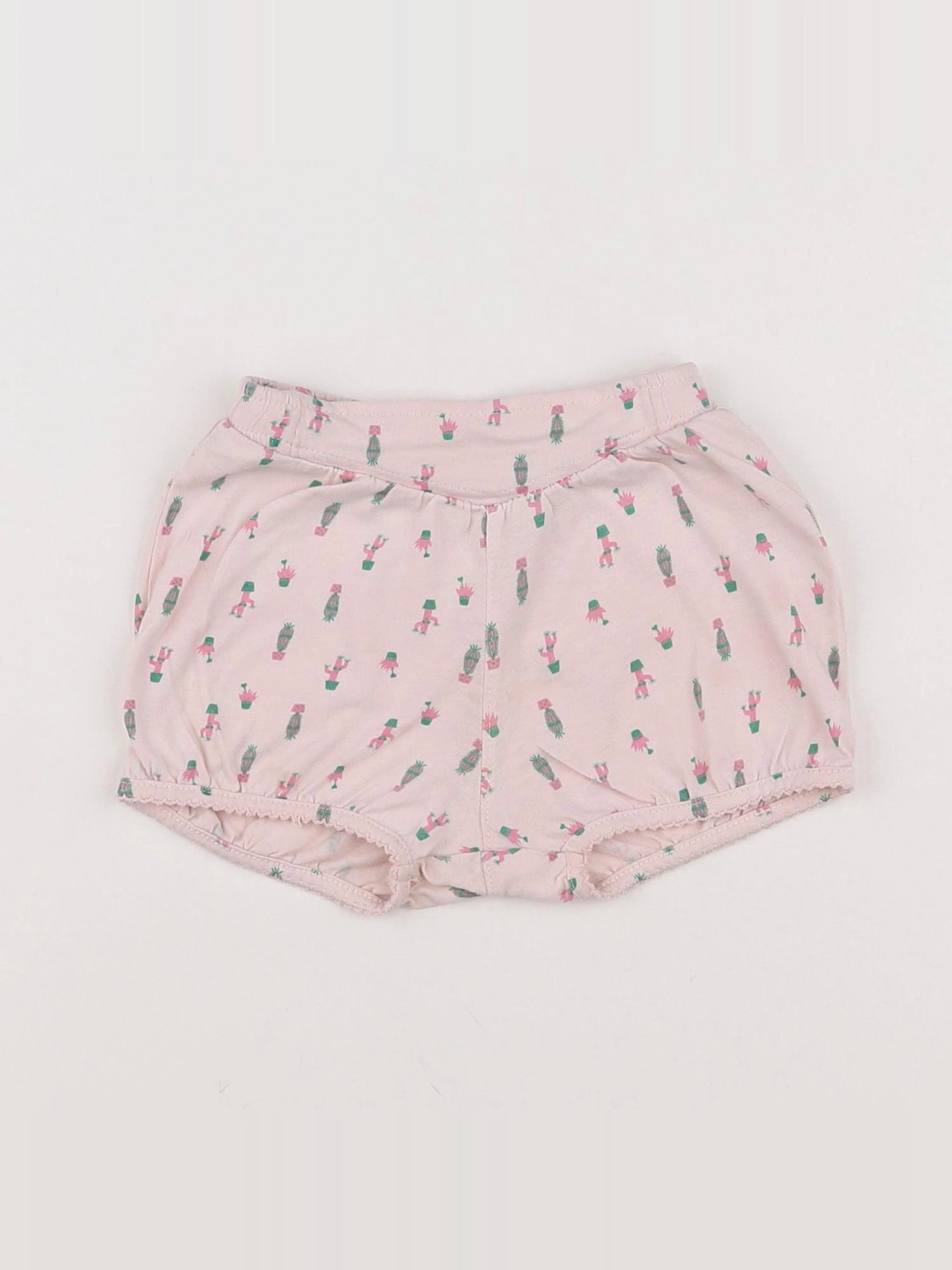 La Redoute - short rose - 9 mois