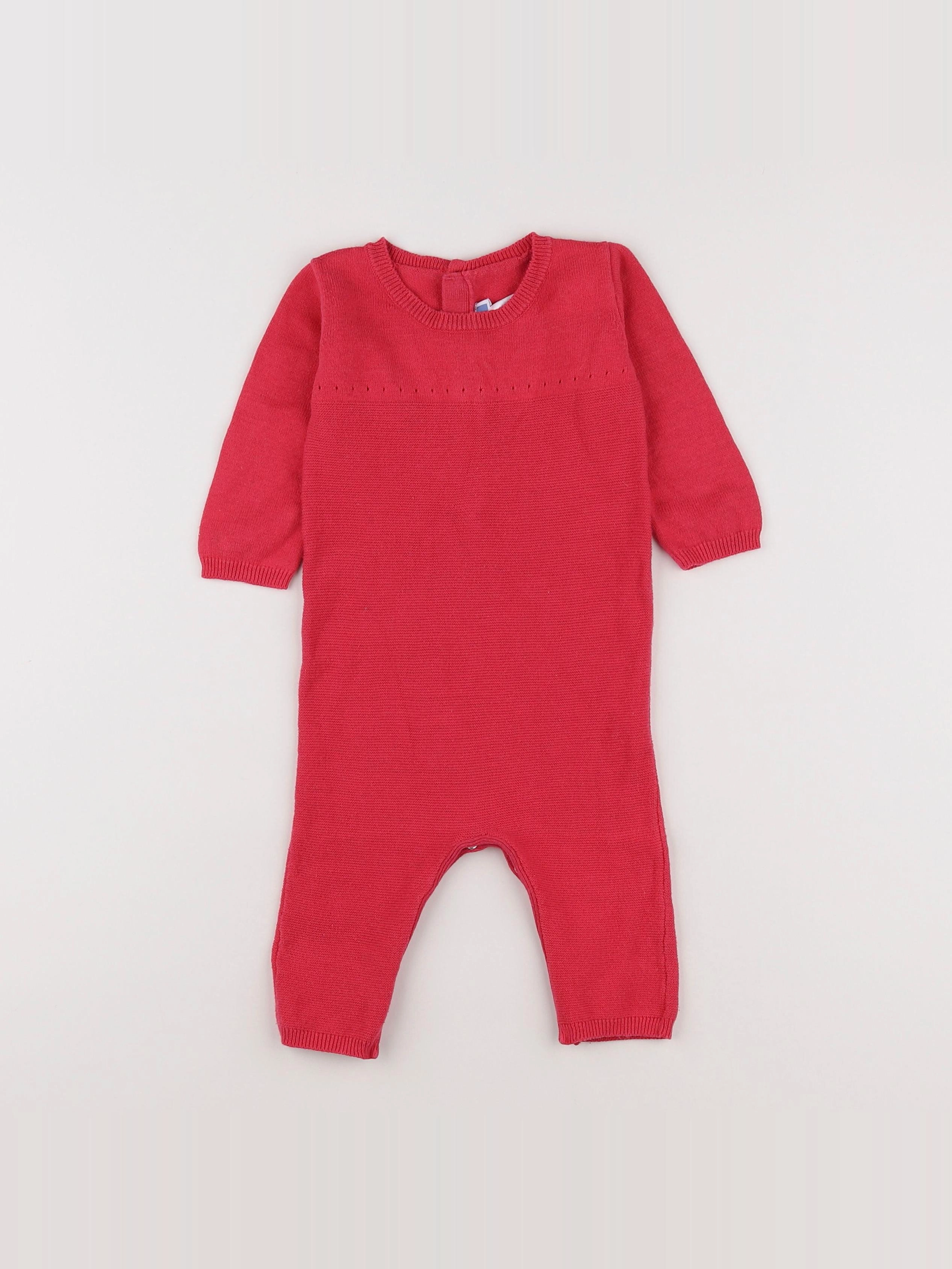 Jacadi - combinaison rose - 6 mois