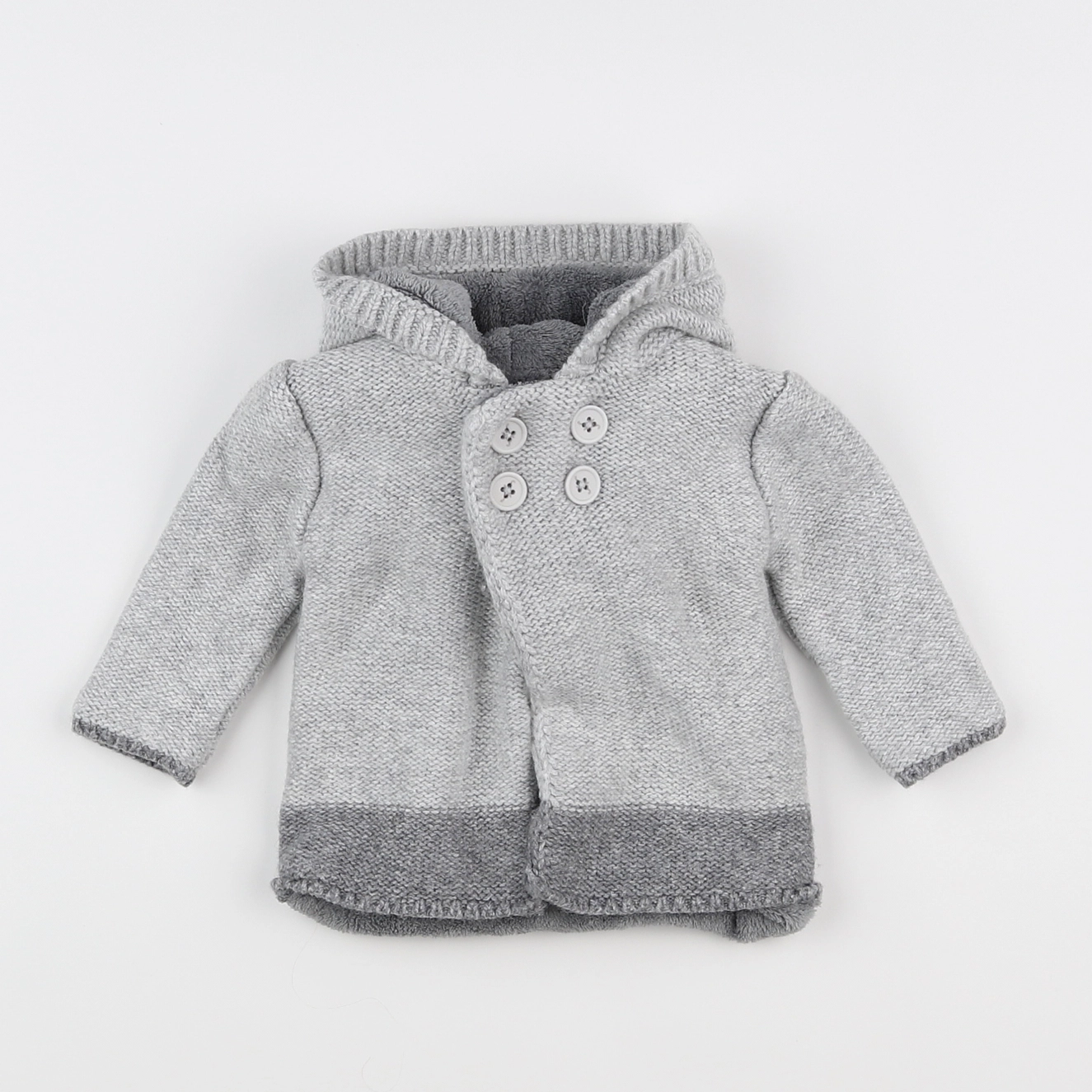 Noukie's - gilet gris - 6 mois