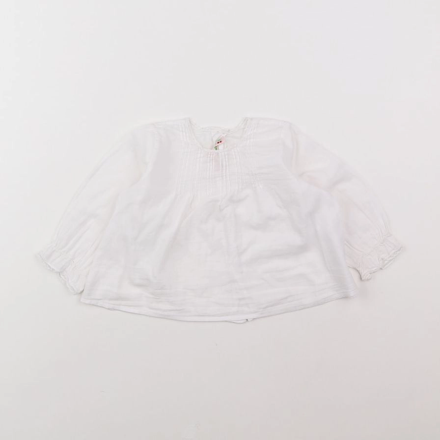 Bonpoint - blouse blanc - 12 mois