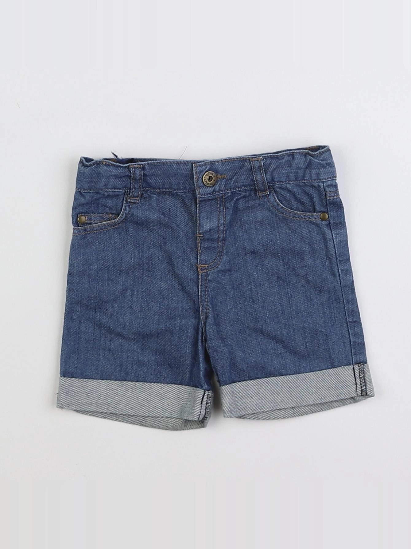Boutchou - short bleu - 9 mois