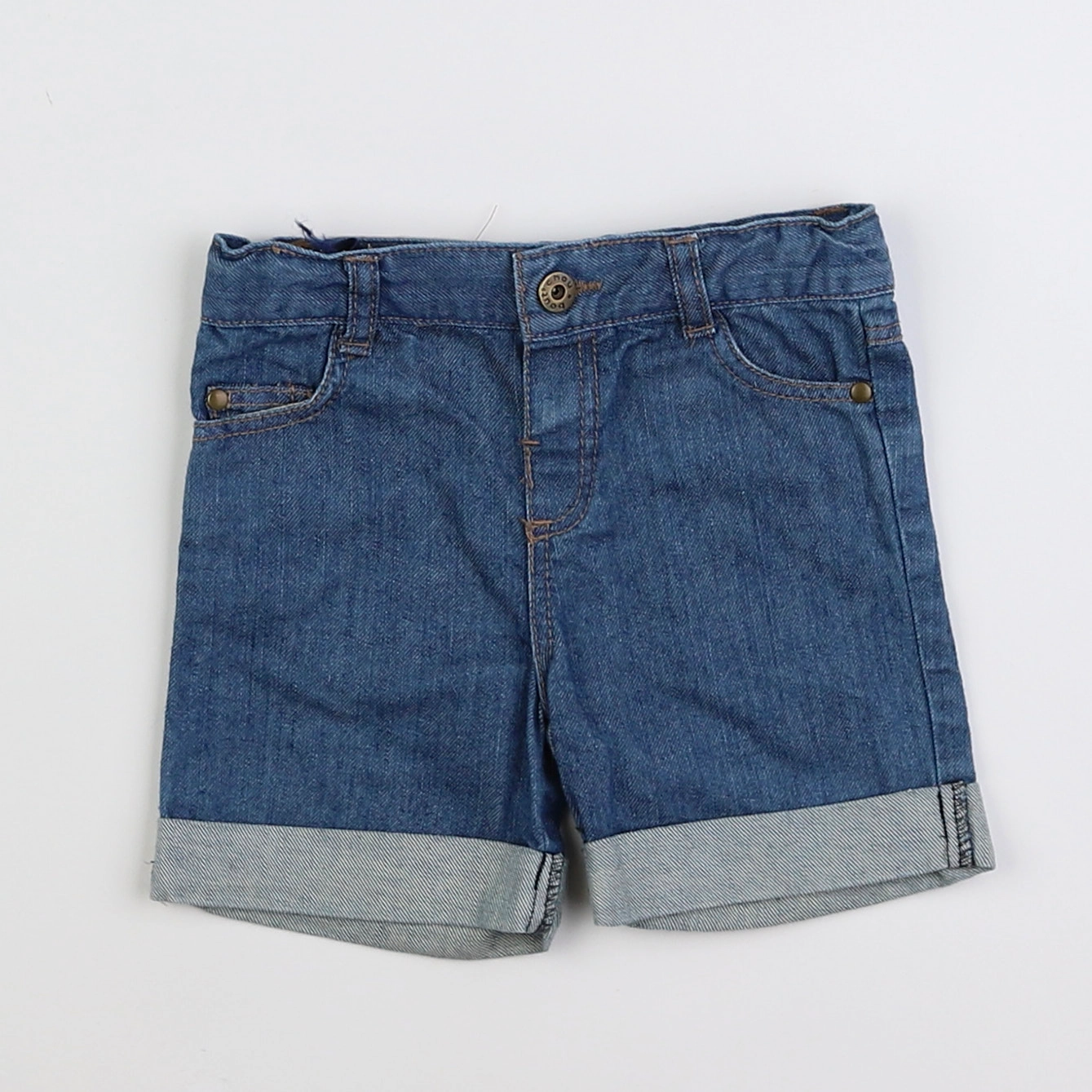 Boutchou - short bleu - 9 mois