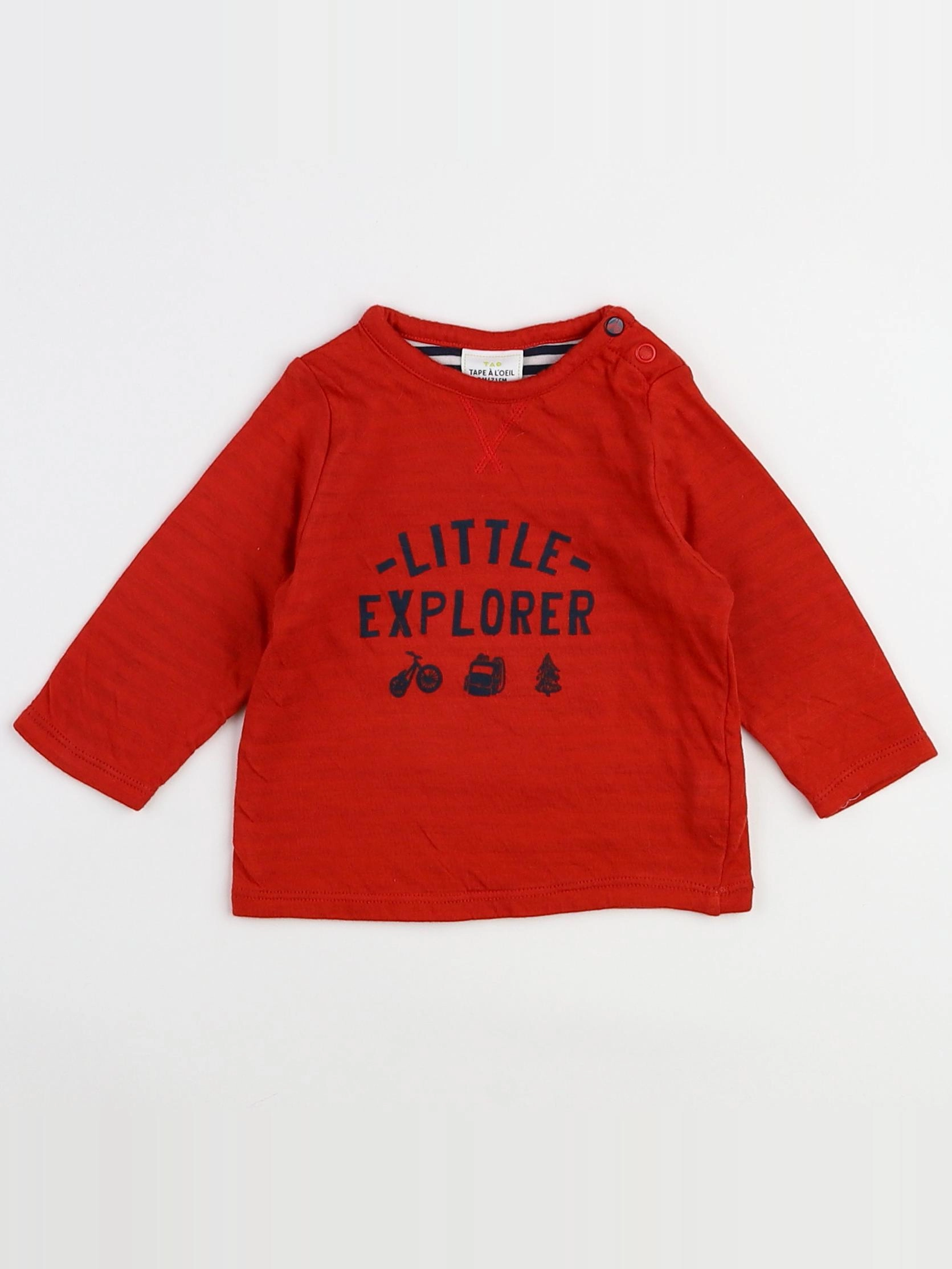 Tape à l'oeil - tee-shirt rouge - 9 mois