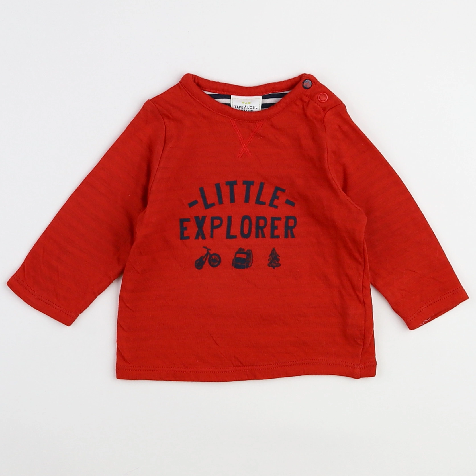 Tape à l'oeil - tee-shirt rouge - 9 mois