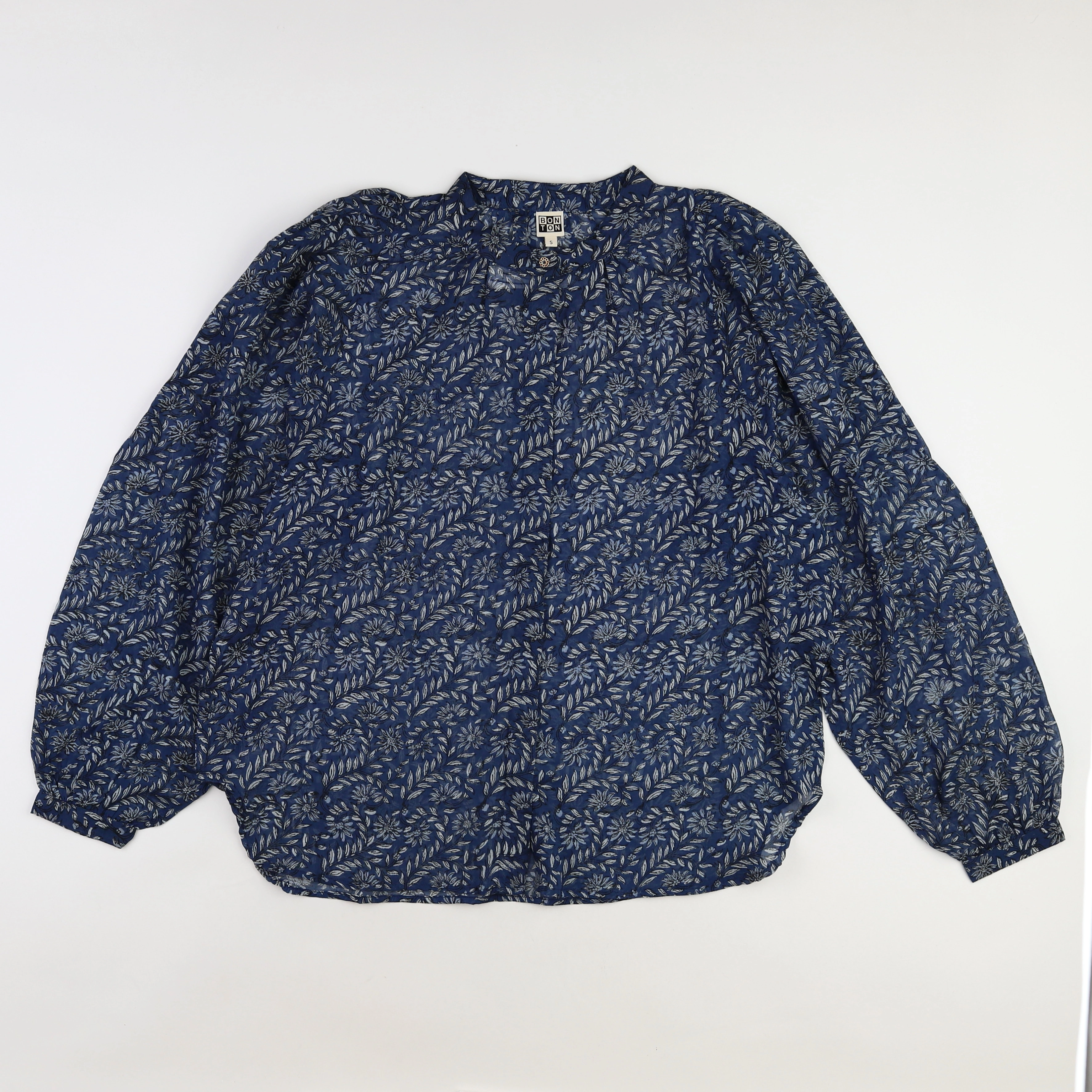 Bonton - blouse bleu (neuf) - 16 ans