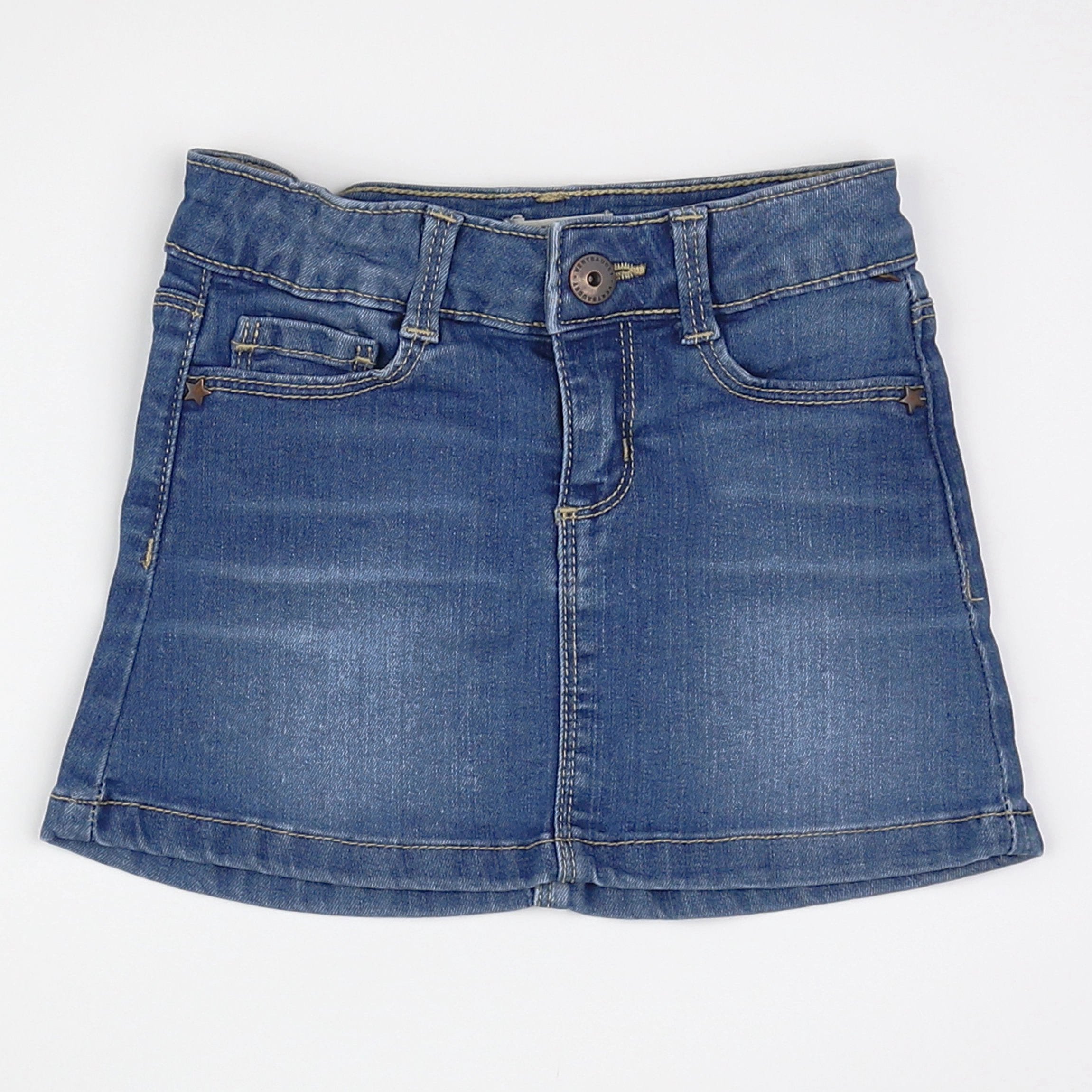 Vertbaudet - jupe bleu - 4 ans