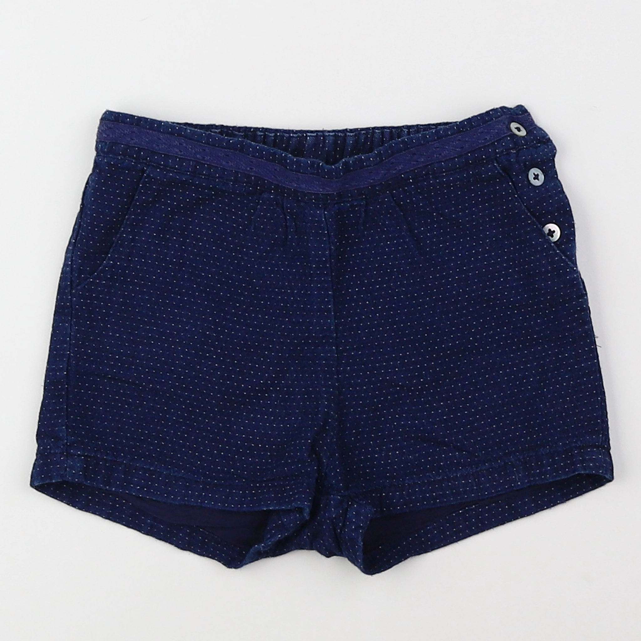 Natalys - short bleu - 18 mois