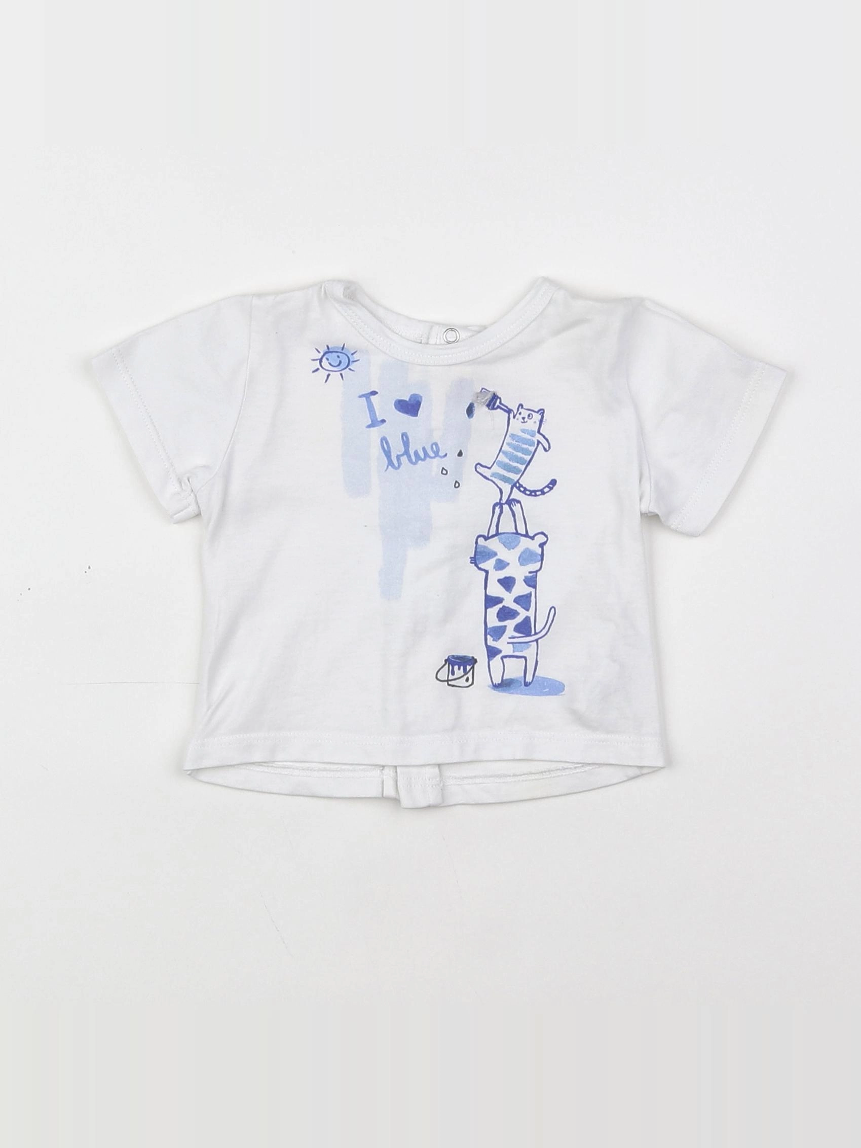 Catimini - tee-shirt blanc - 3 mois