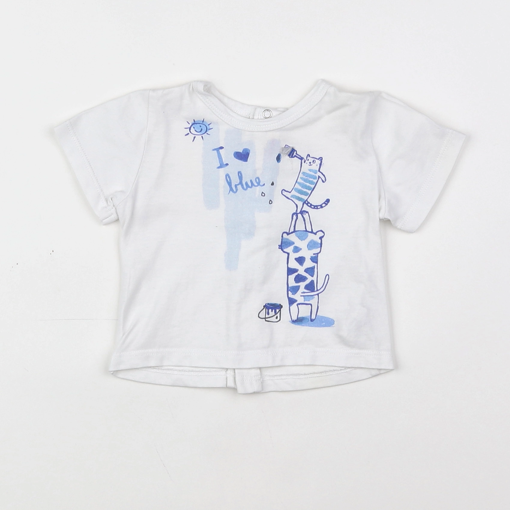 Catimini - tee-shirt blanc - 3 mois