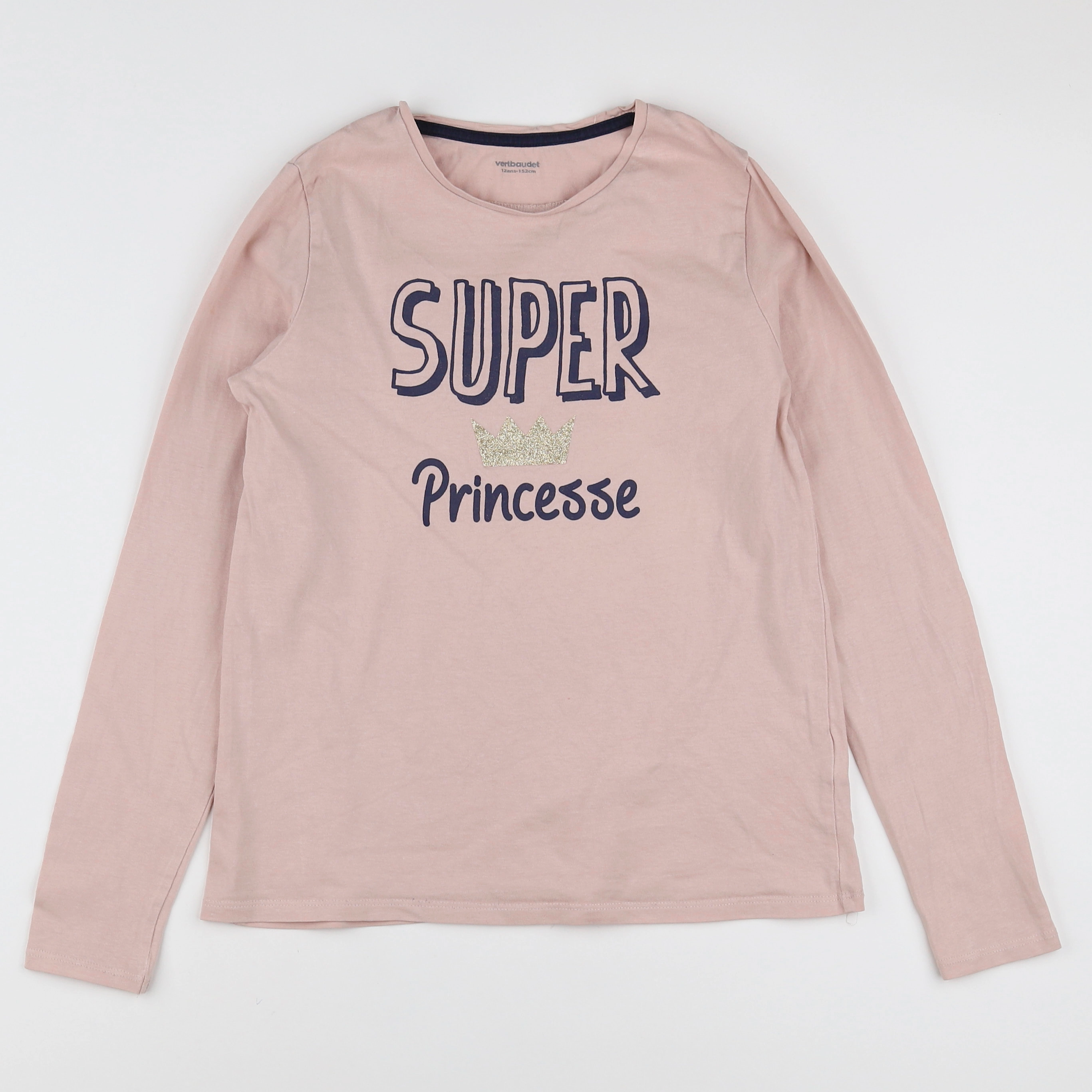 Vertbaudet - tee-shirt rose - 12 ans