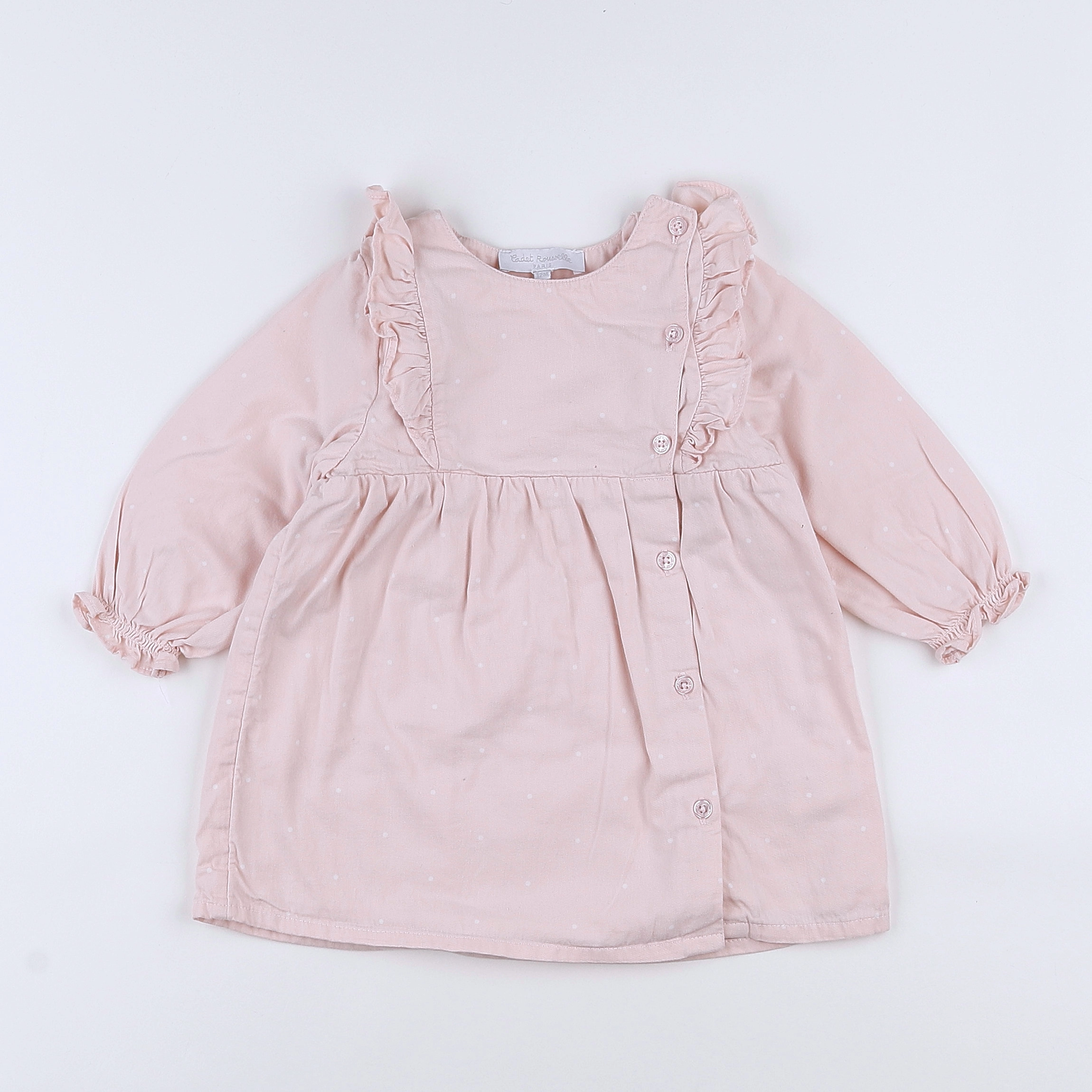 Cadet Rousselle - robe rose - 12 mois