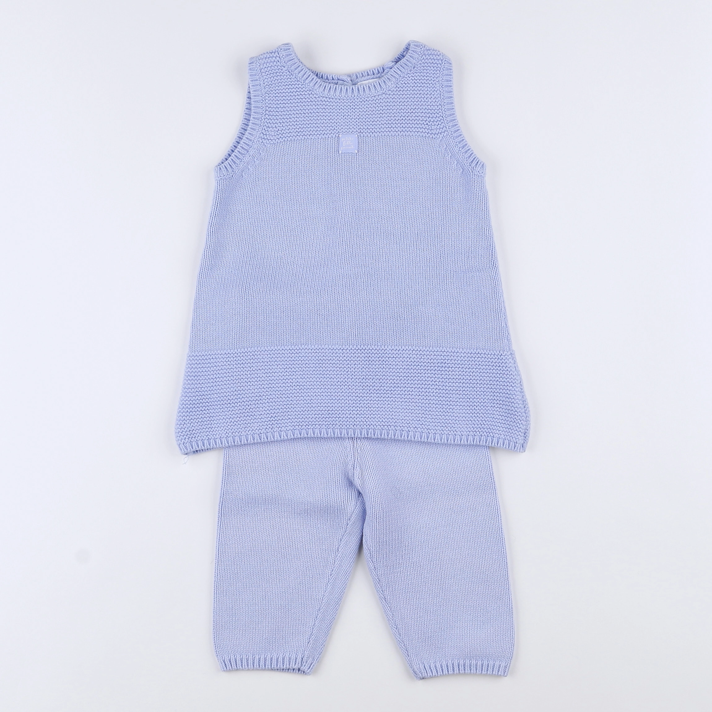 Jacadi - ensemble bleu - 12 mois