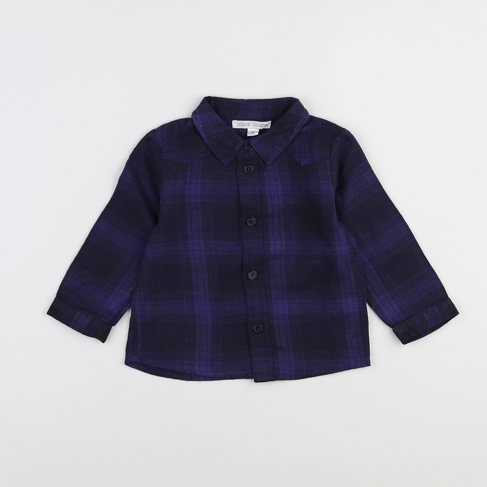 Louis Louise - chemise bleu - 6 ans