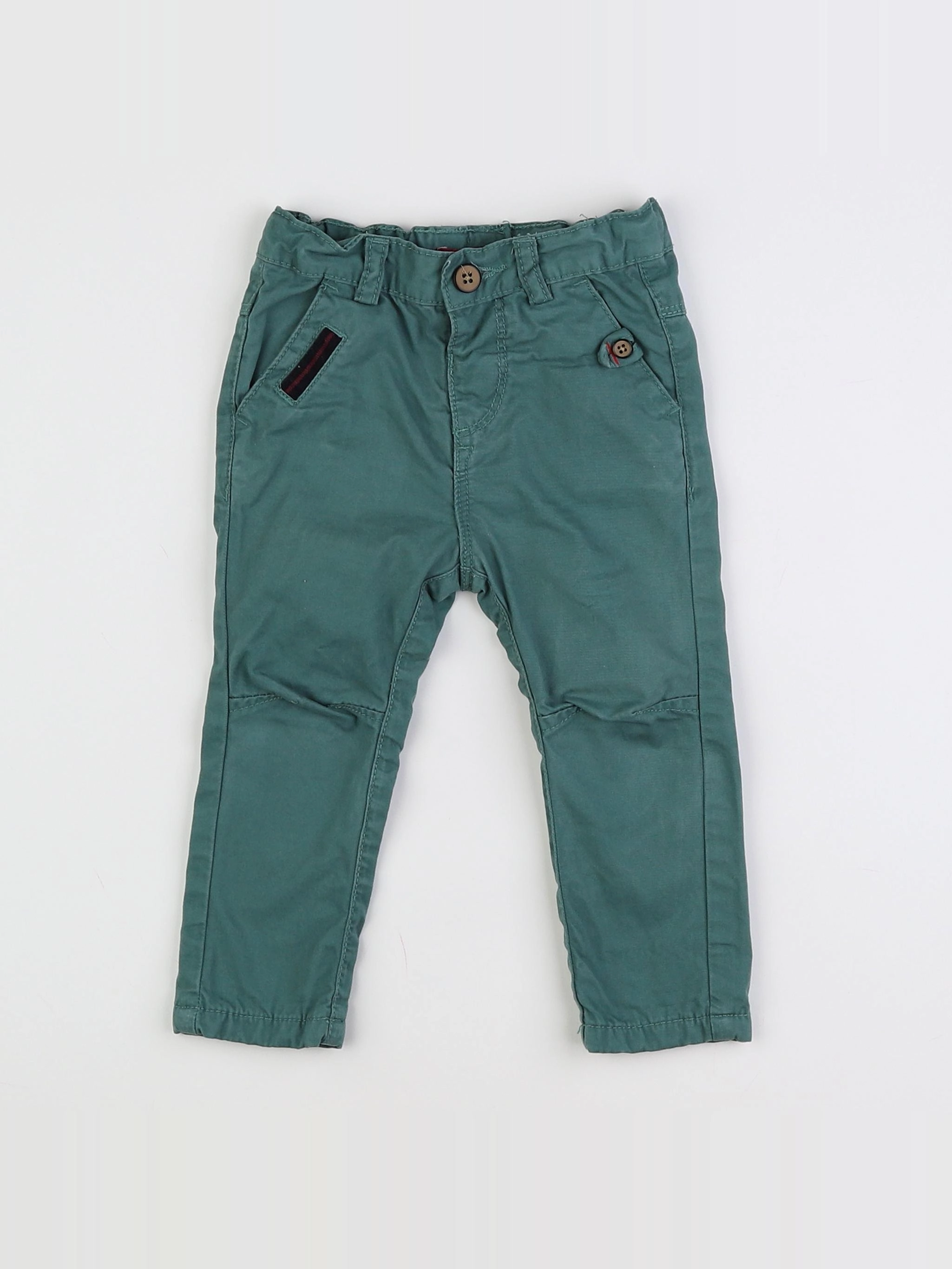 Tape à l'oeil - pantalon vert - 12 mois