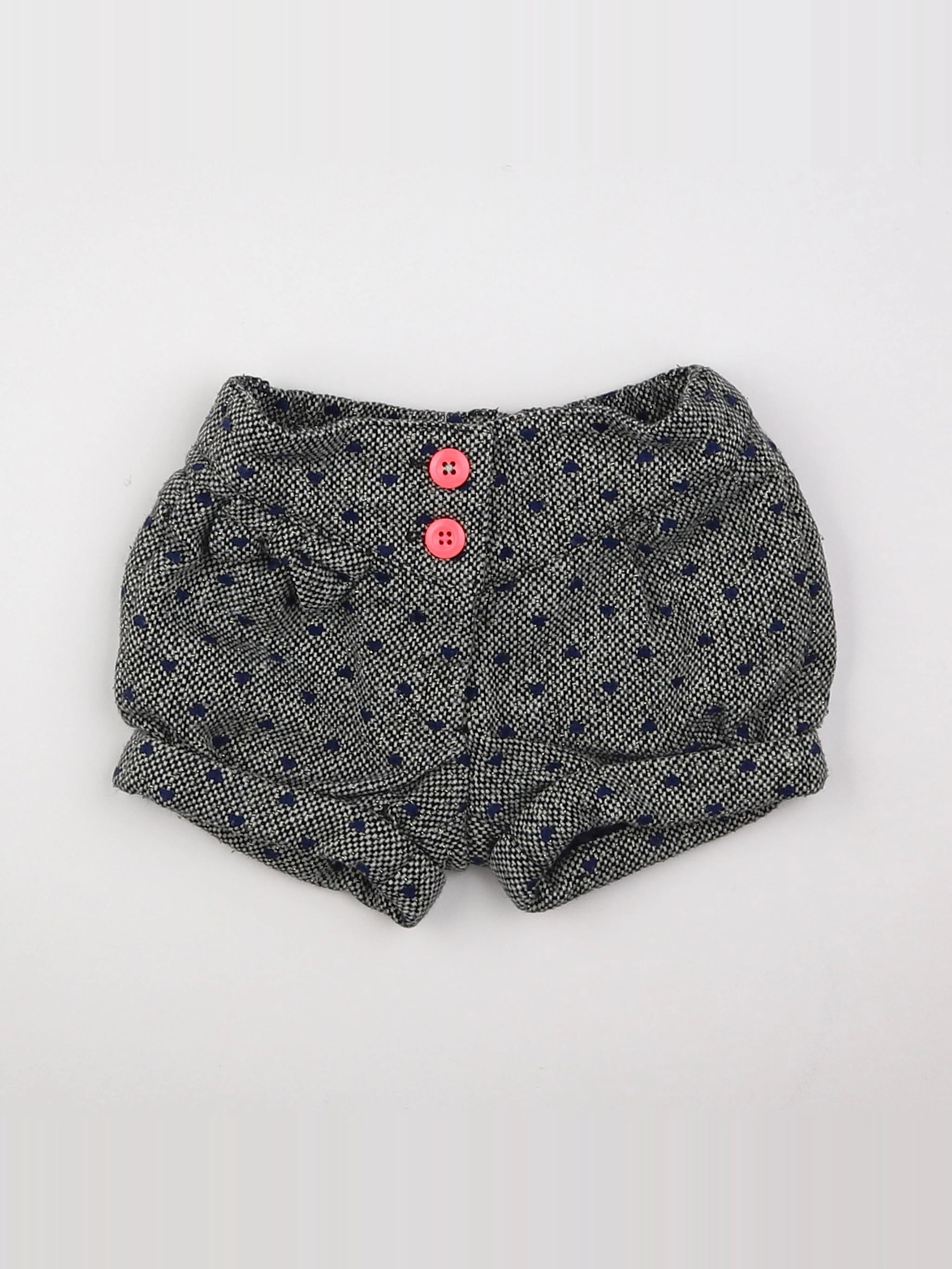 Billie Blush - short gris, or - 12 mois
