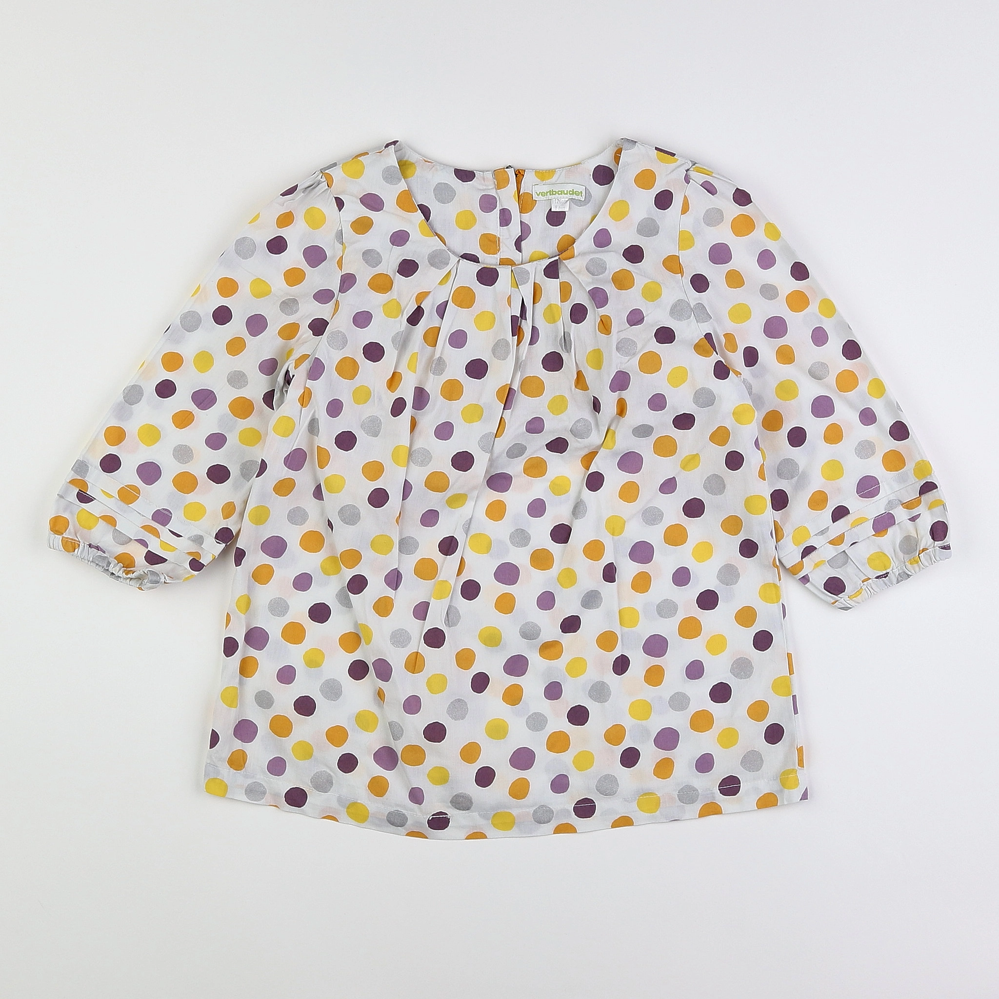 Vertbaudet - blouse multicolore - 8 ans
