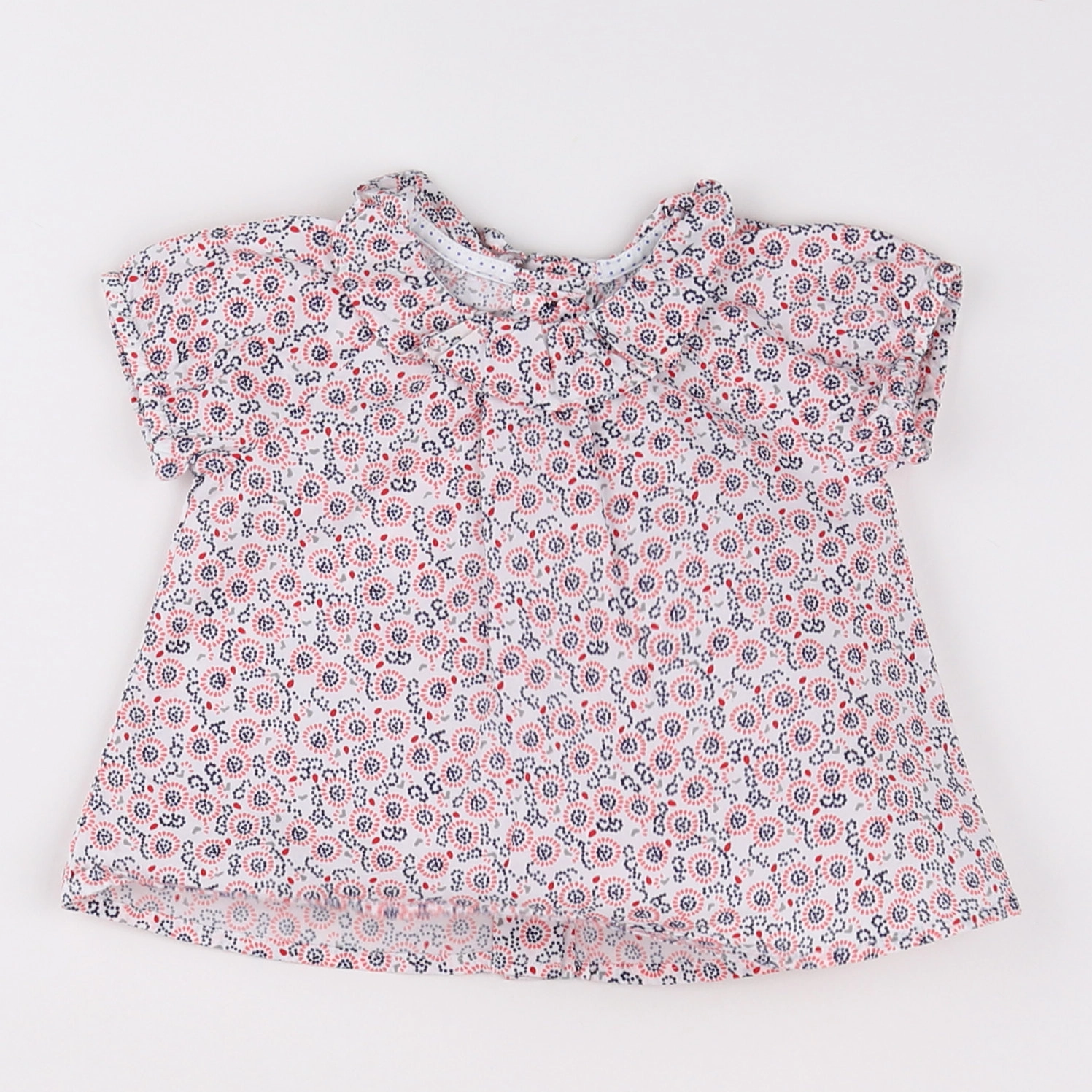 Petit Bateau - blouse blanc - 3 mois