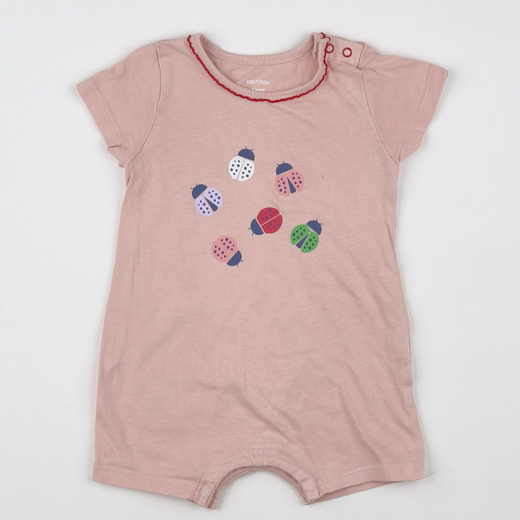 Boutchou - pyjama coton rose - 6 mois