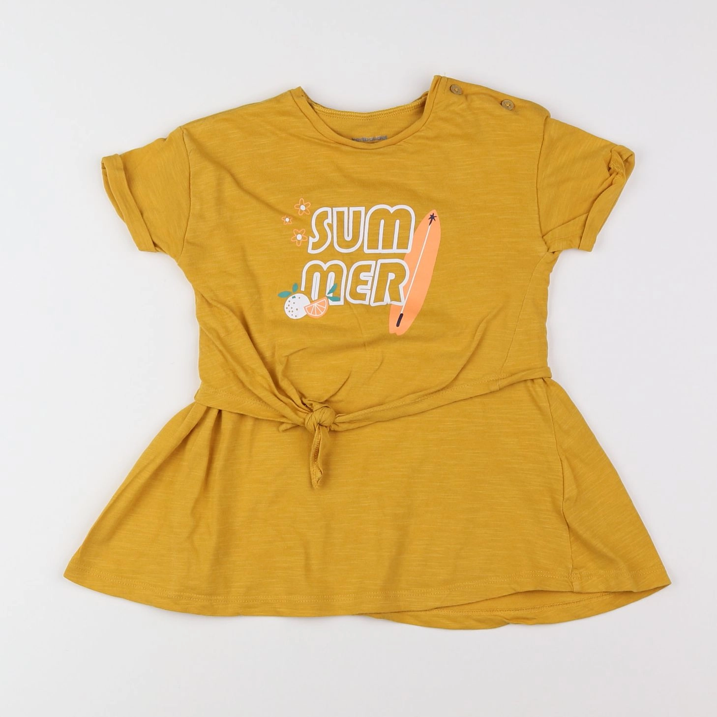 Vertbaudet - robe jaune - 2 ans