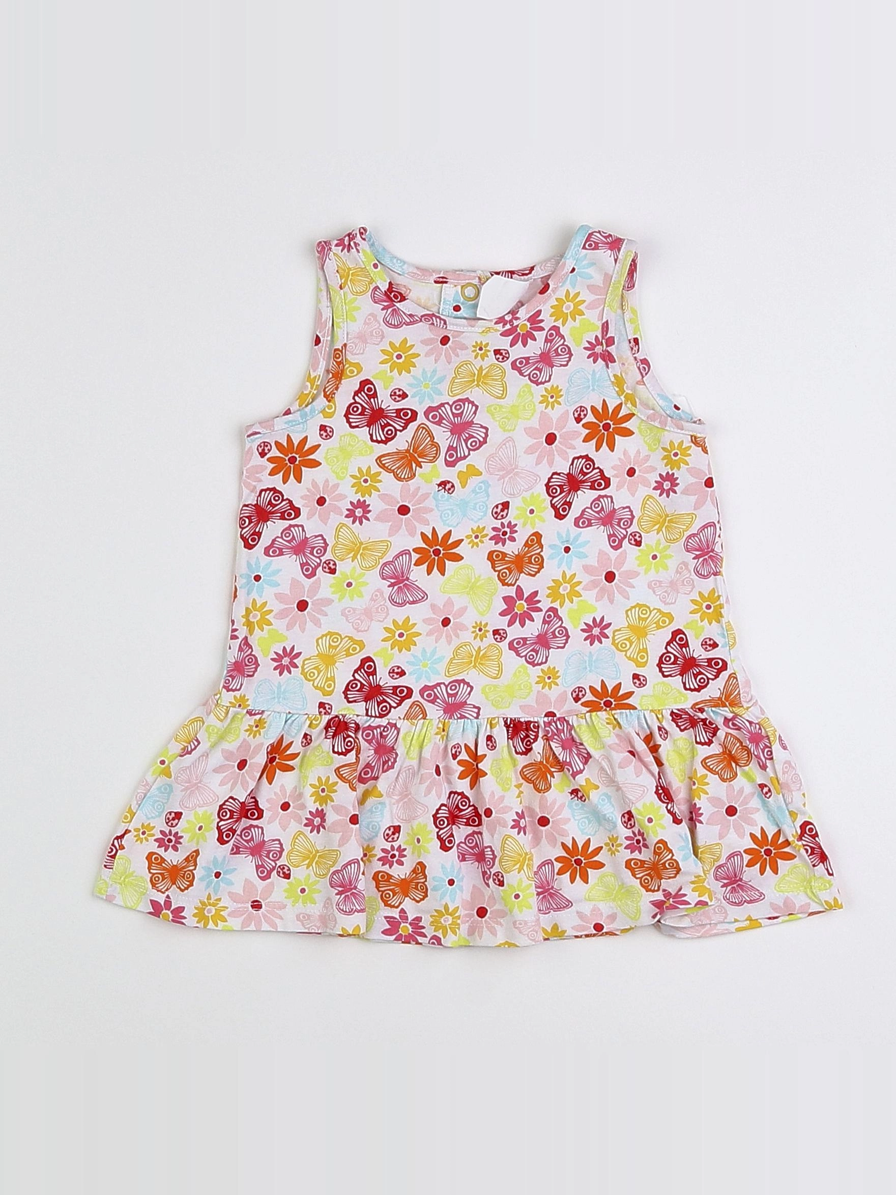 H&M - robe multicolore - 3/6 mois
