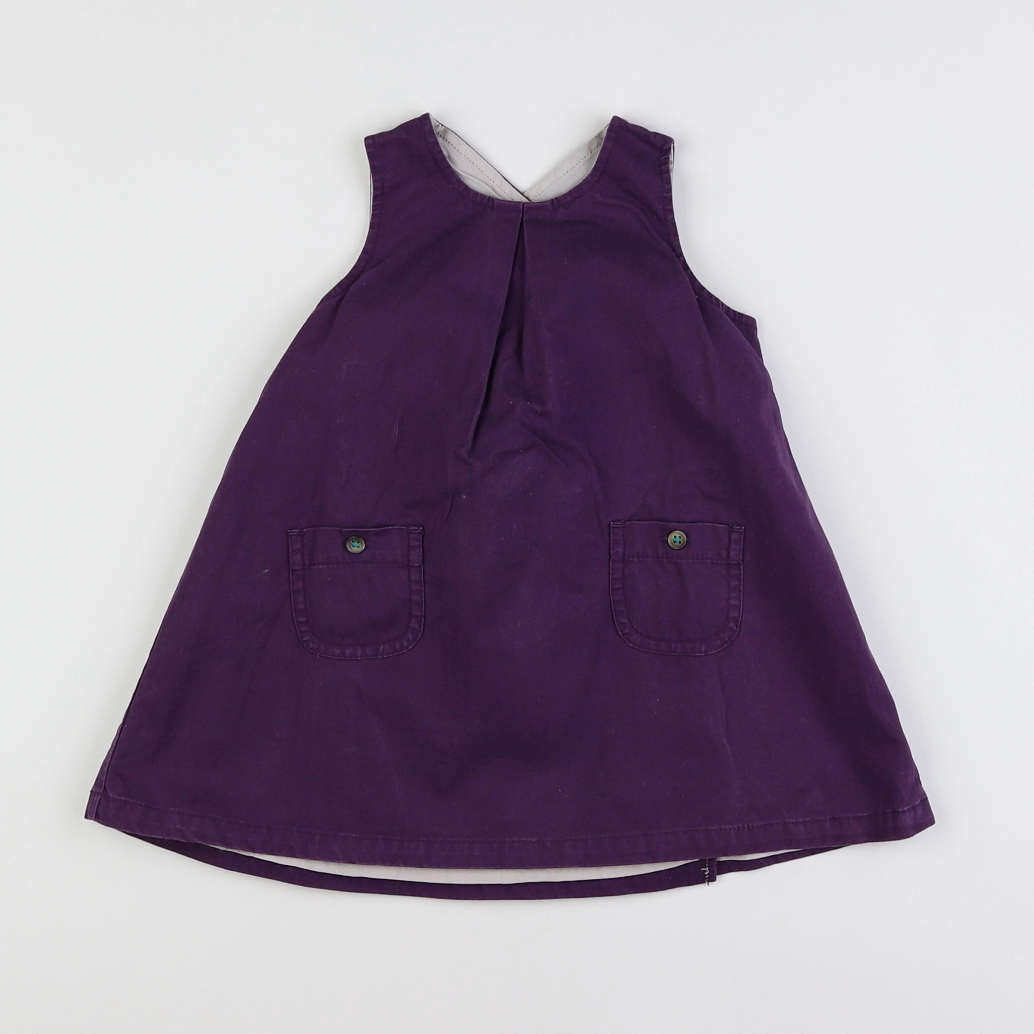 Petit Bateau - robe violet - 12 mois