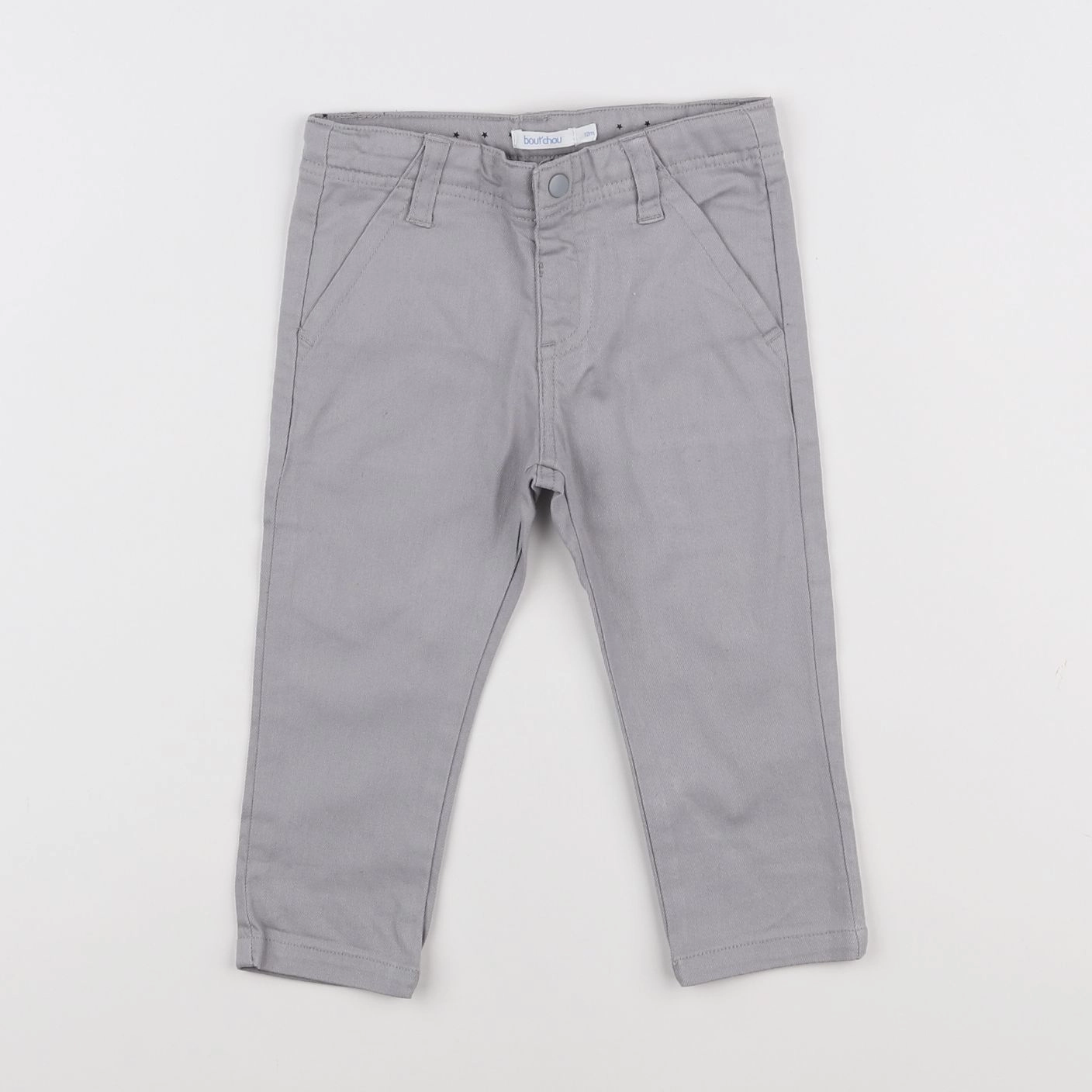 Boutchou - pantalon gris - 12 mois