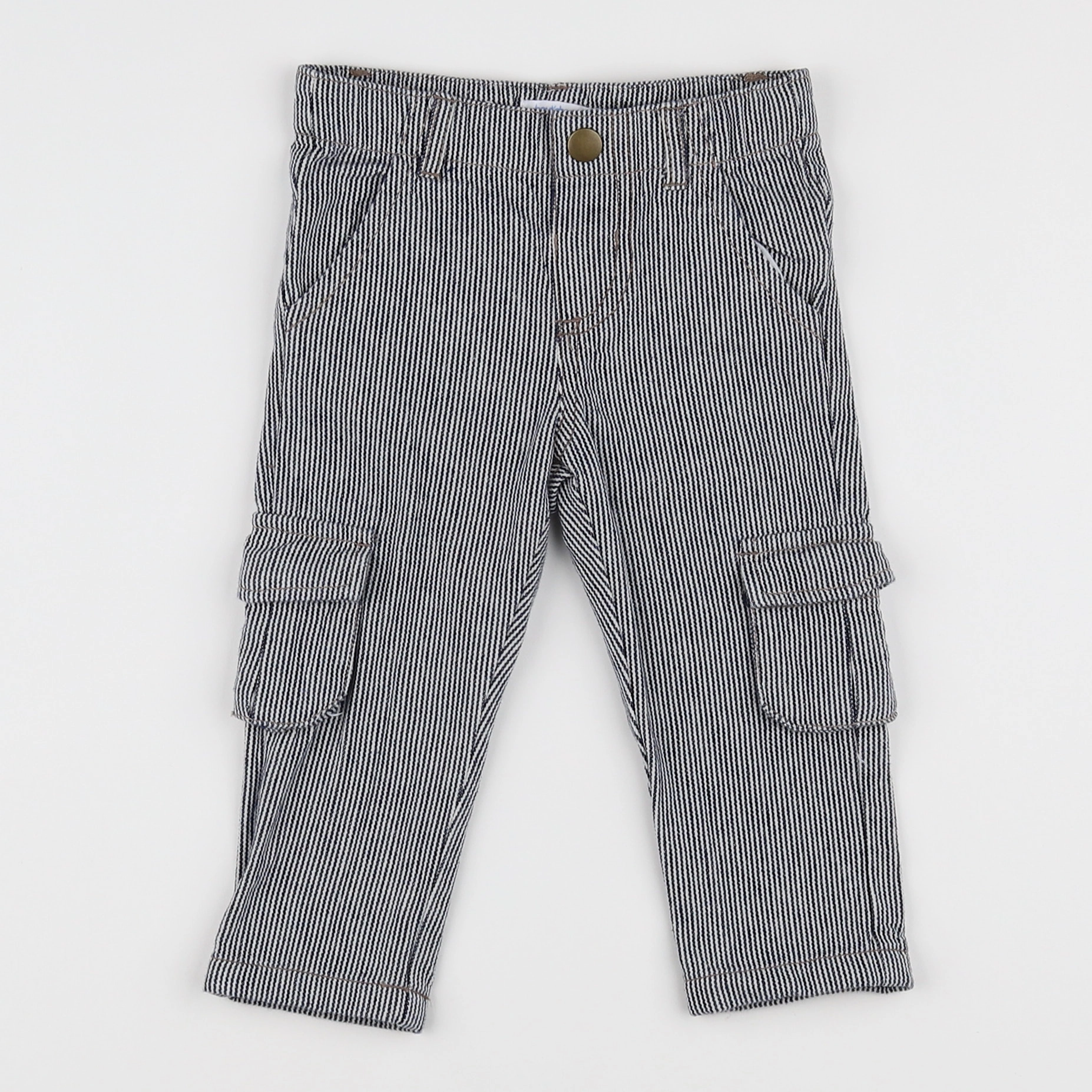 Boutchou - pantalon bleu - 9 mois