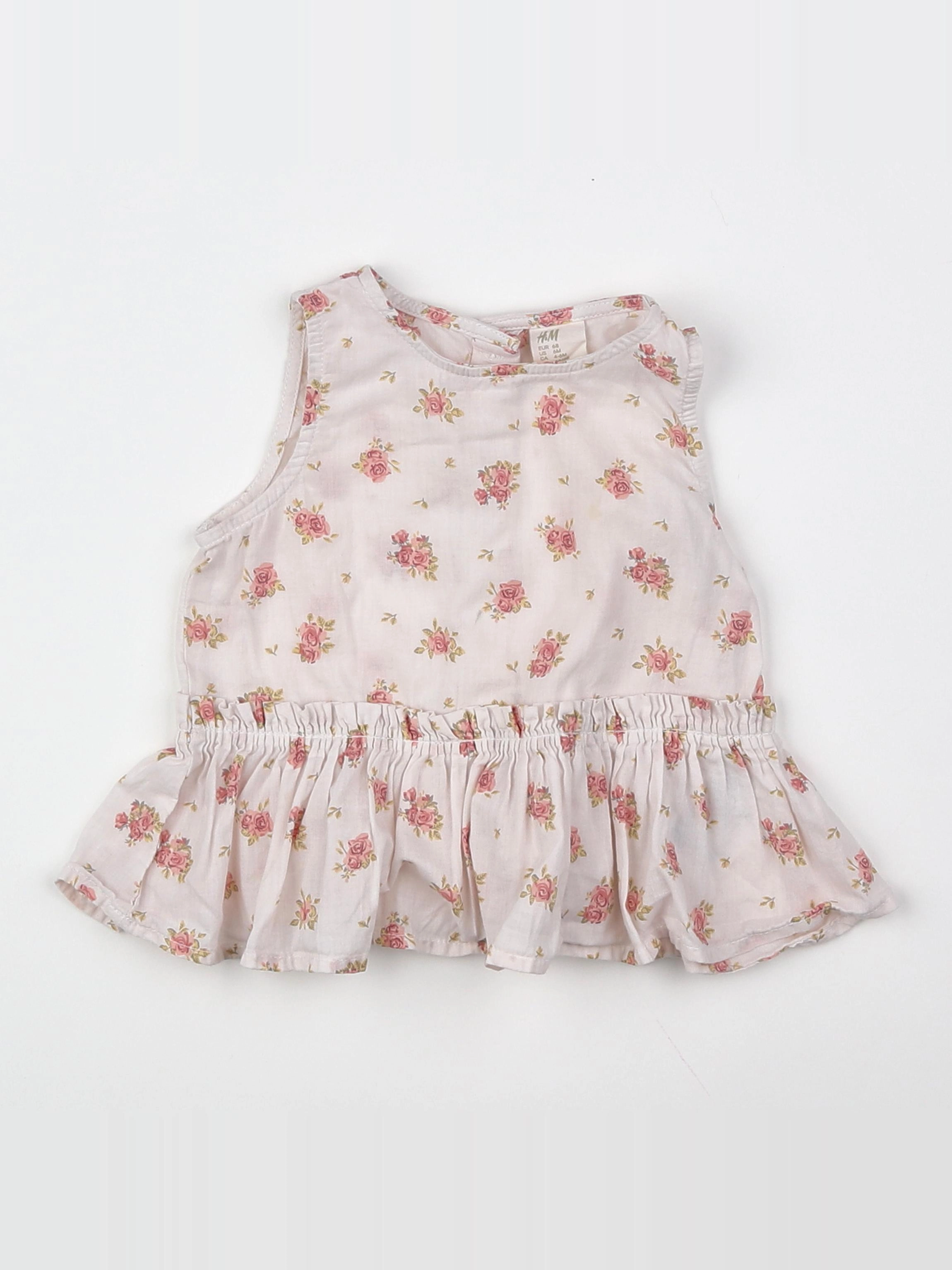 H&M - robe multicolore - 6 mois