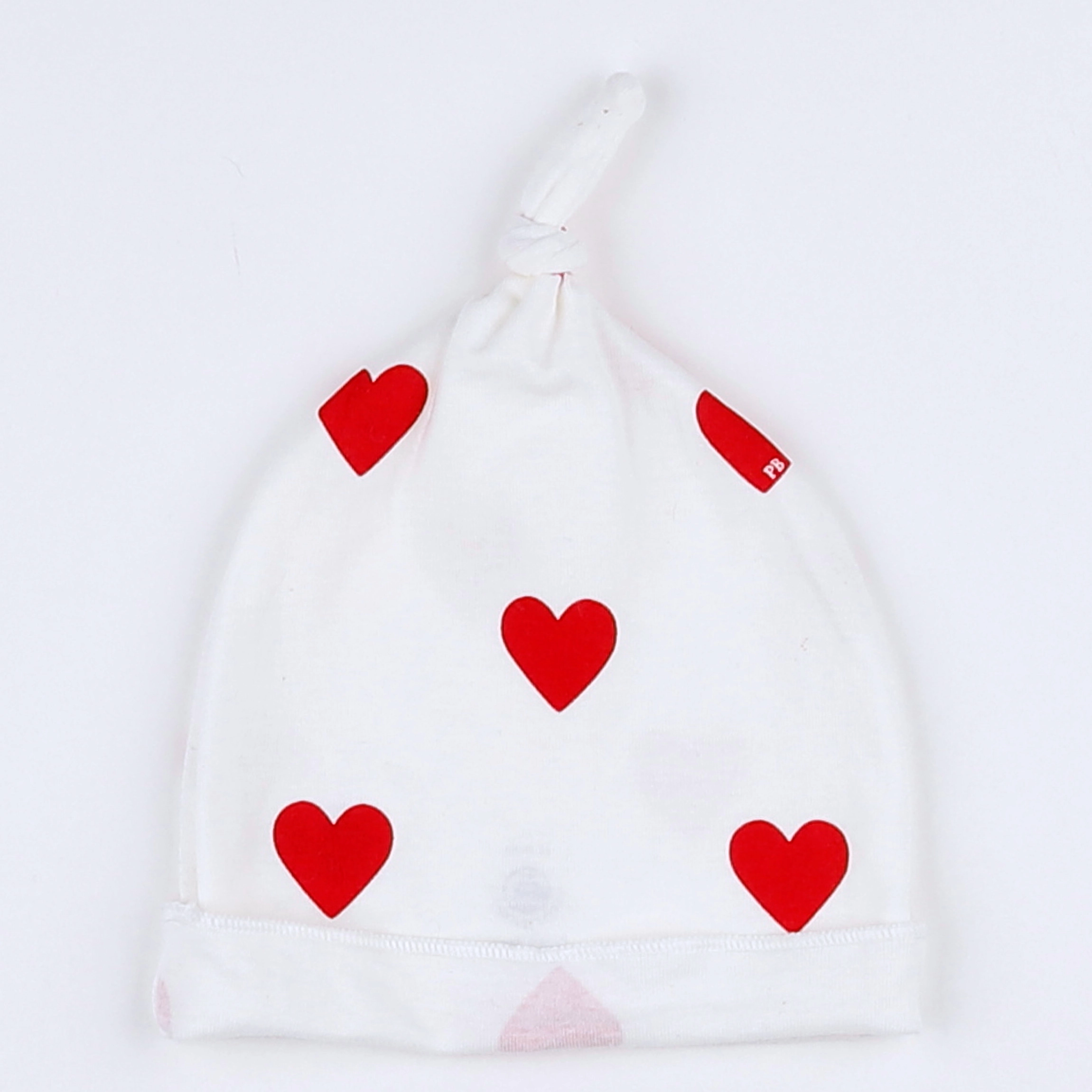 Petit Bateau - bonnet rouge - 12 mois