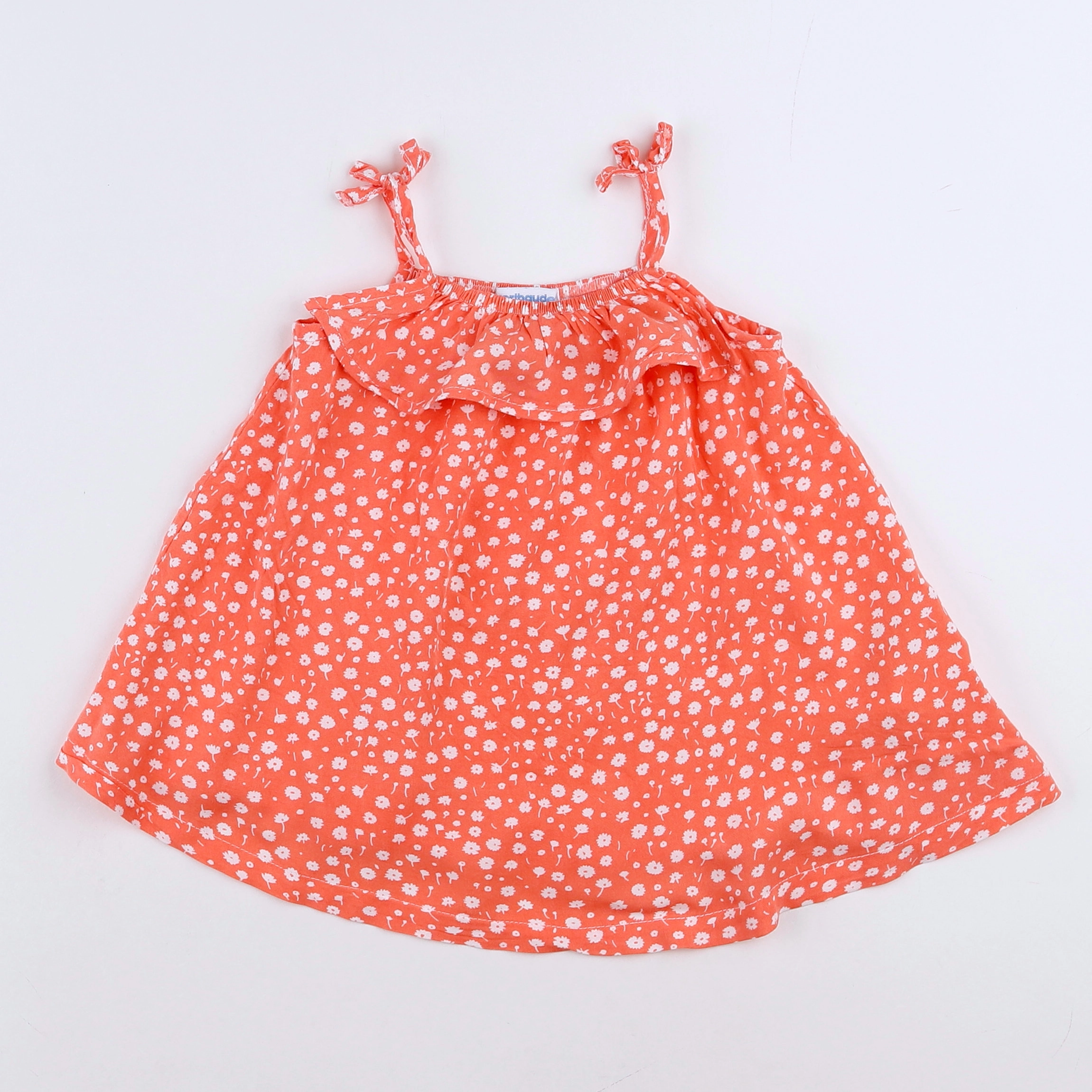 Vertbaudet - blouse blanc, rose - 9 mois
