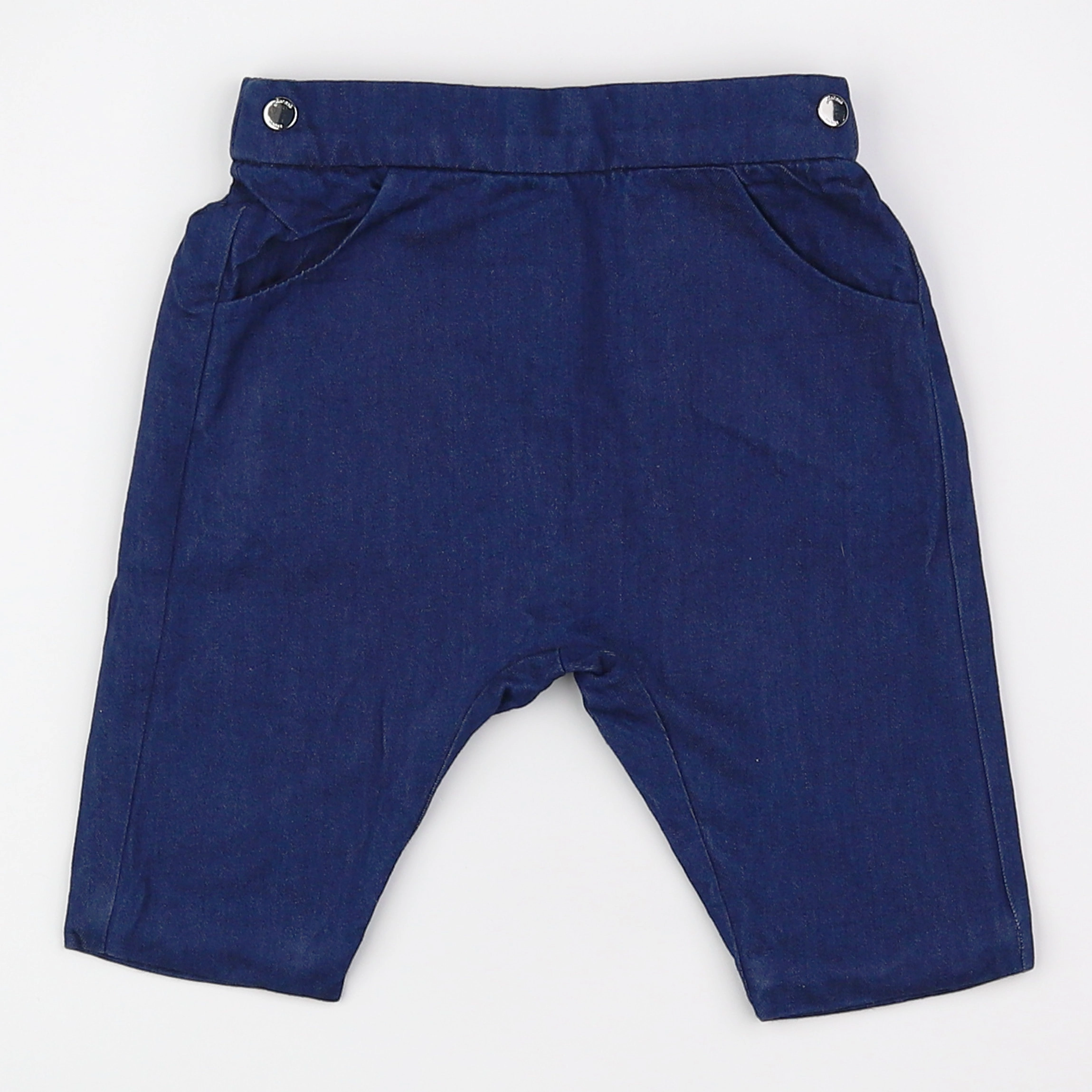 Jacadi - pantalon doublé bleu - 6 mois