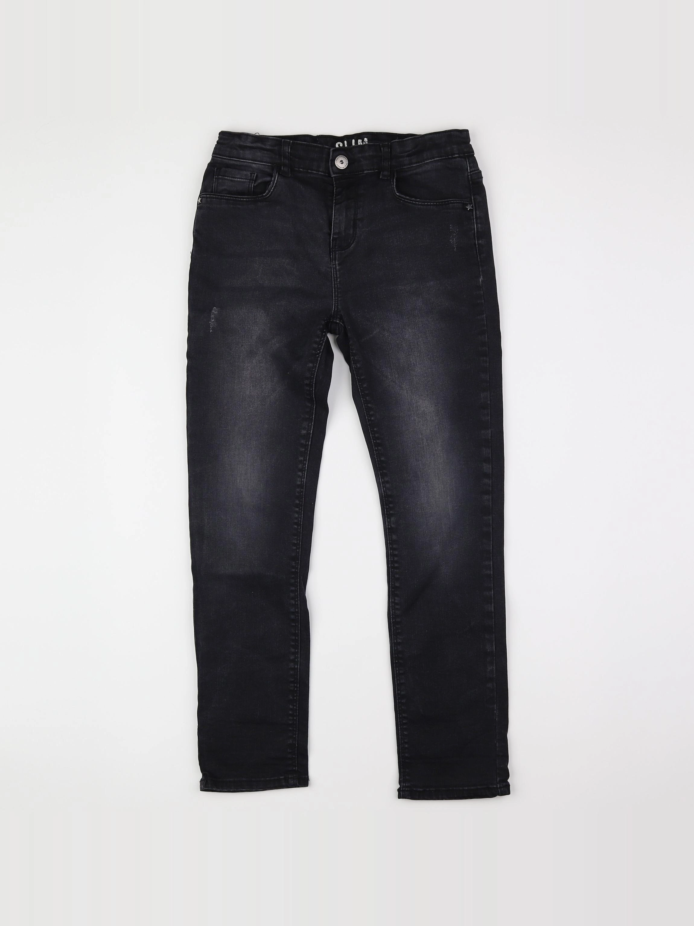 Vertbaudet - jean gris - 10 ans