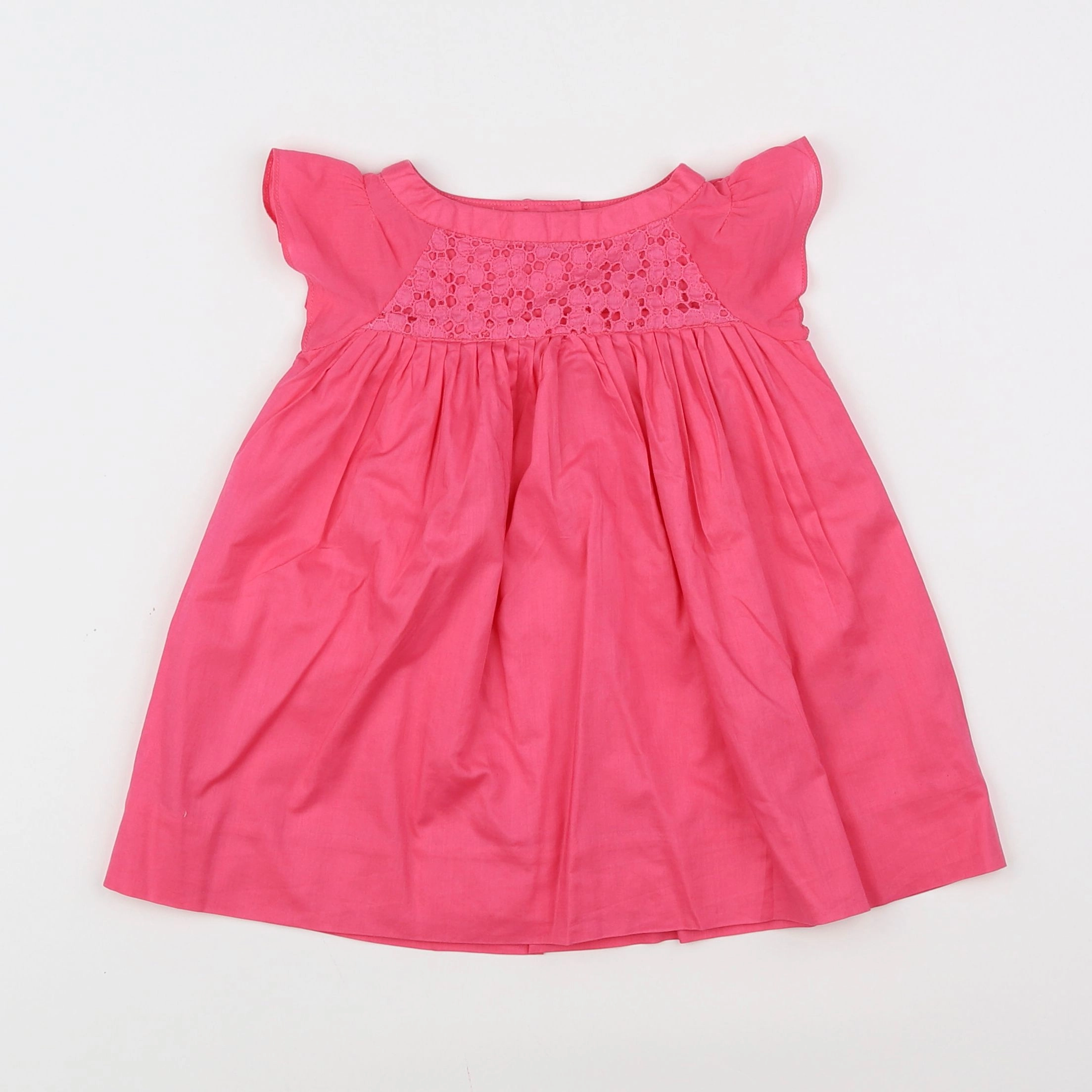 Jacadi - robe rose - 12 mois