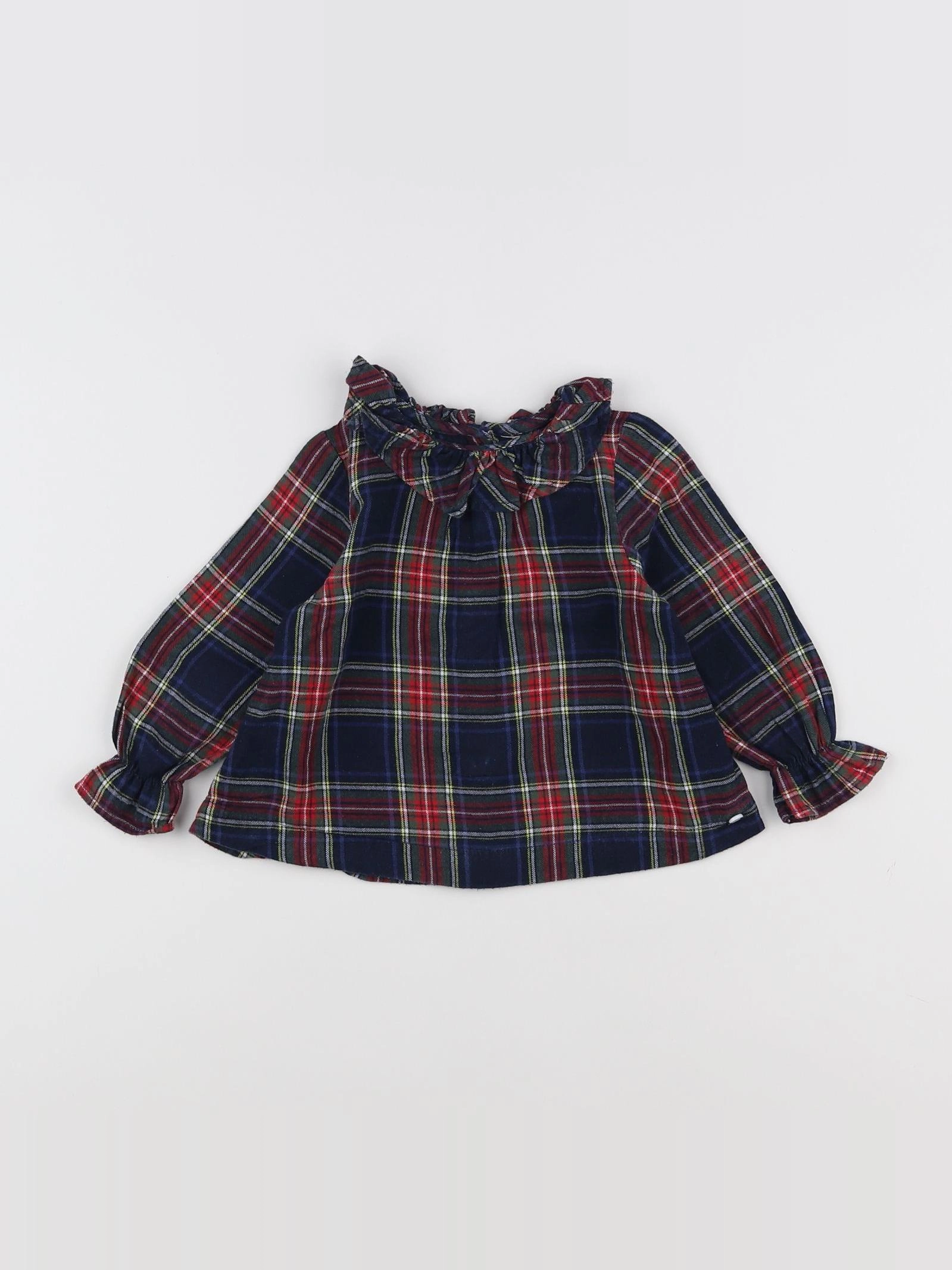 Zippy - blouse bleu, rouge - 9/12 mois