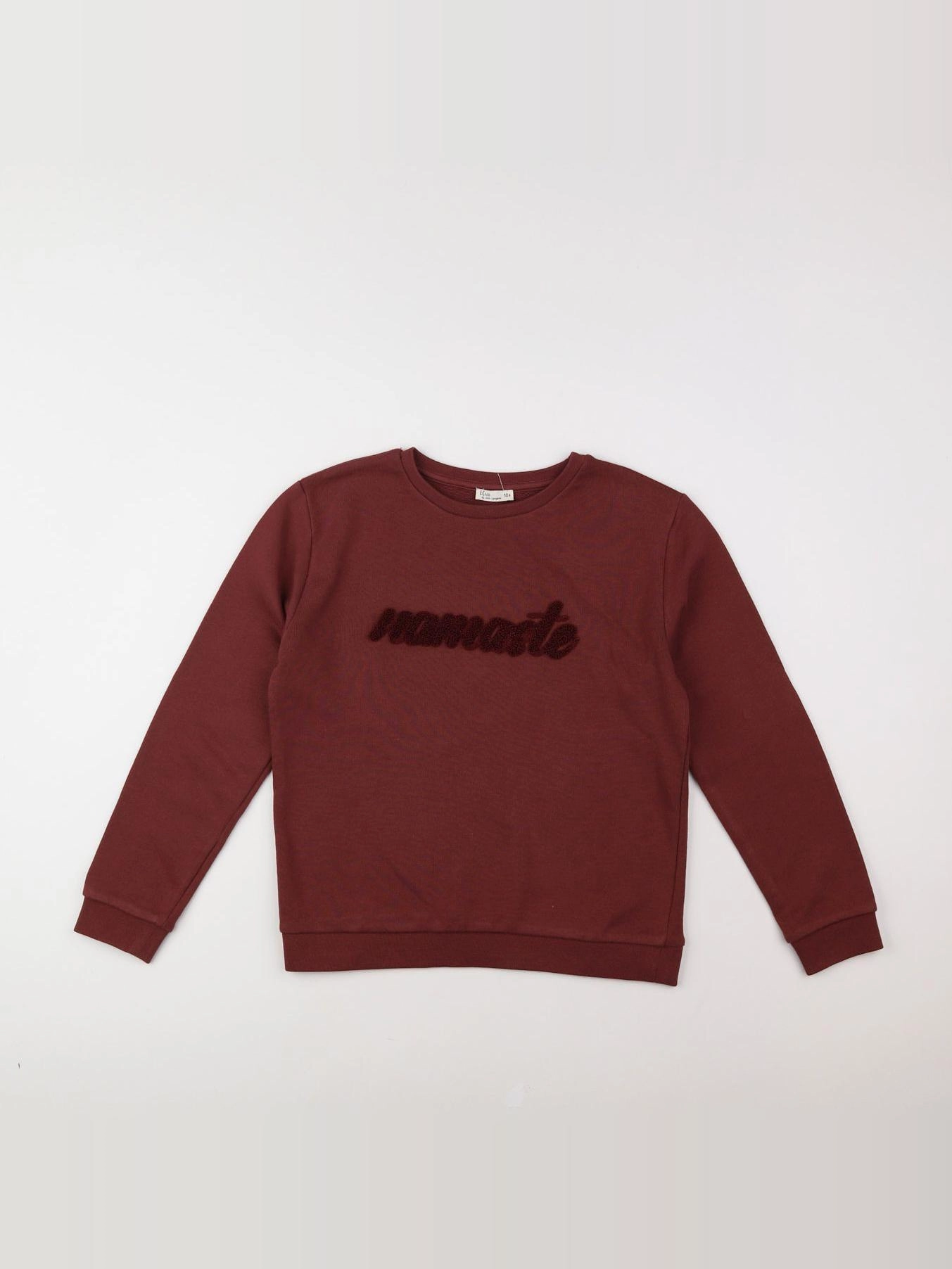 Little Cigogne - sweat rose - 10 ans