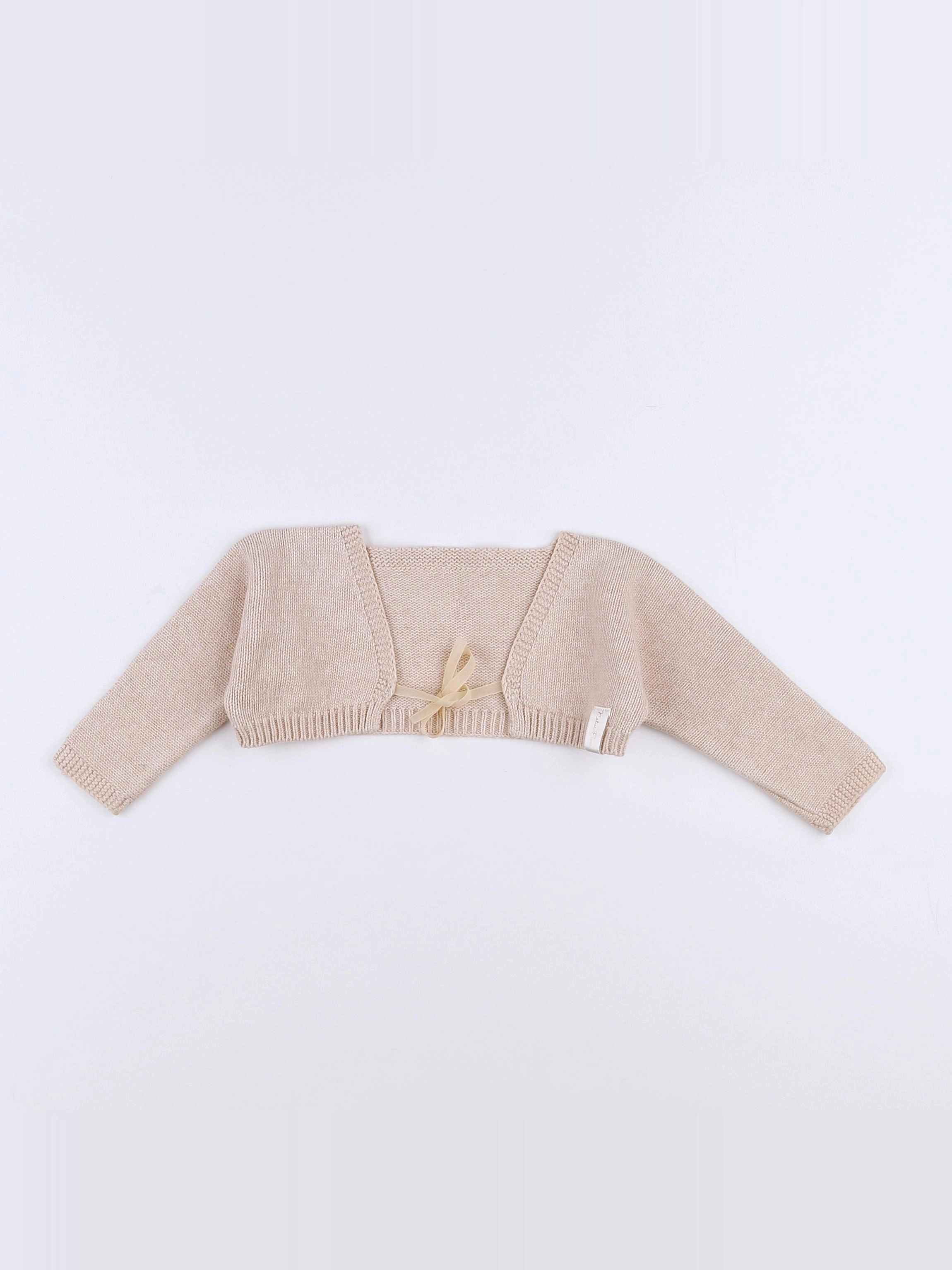 Naturapura - gilet beige - 12 mois