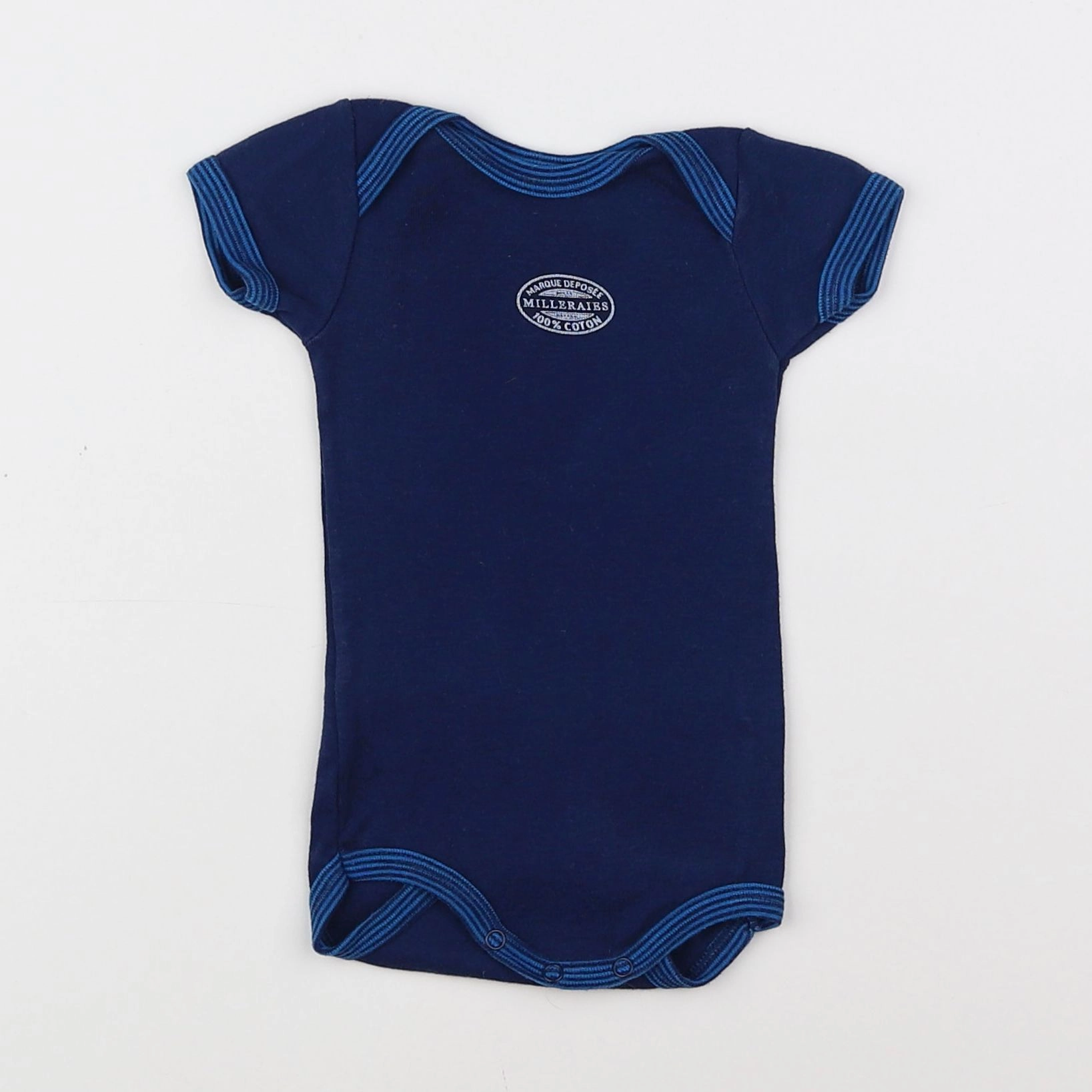 Petit Bateau - body bleu - 3 mois