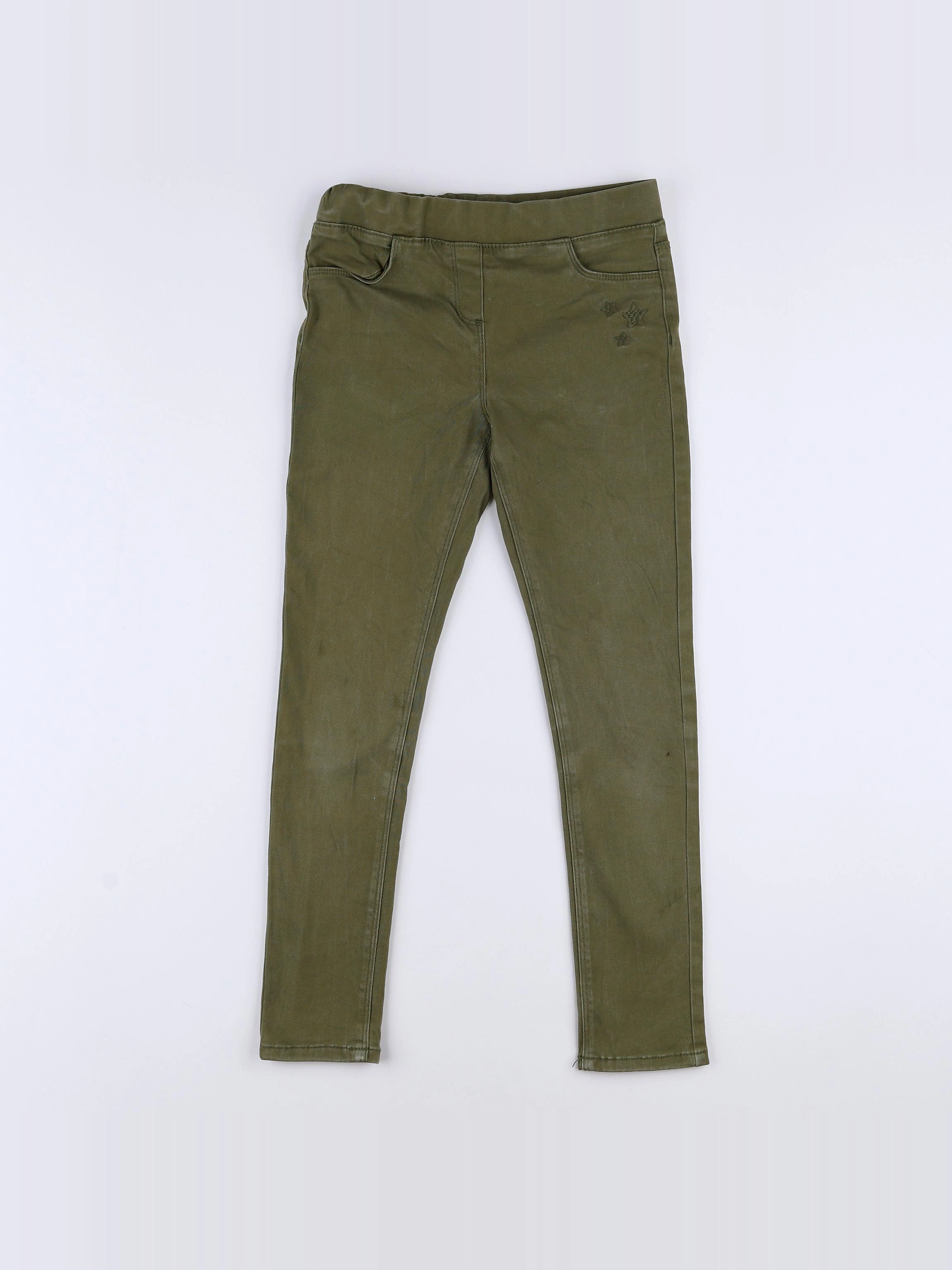 Vertbaudet - jegging vert - 9 ans
