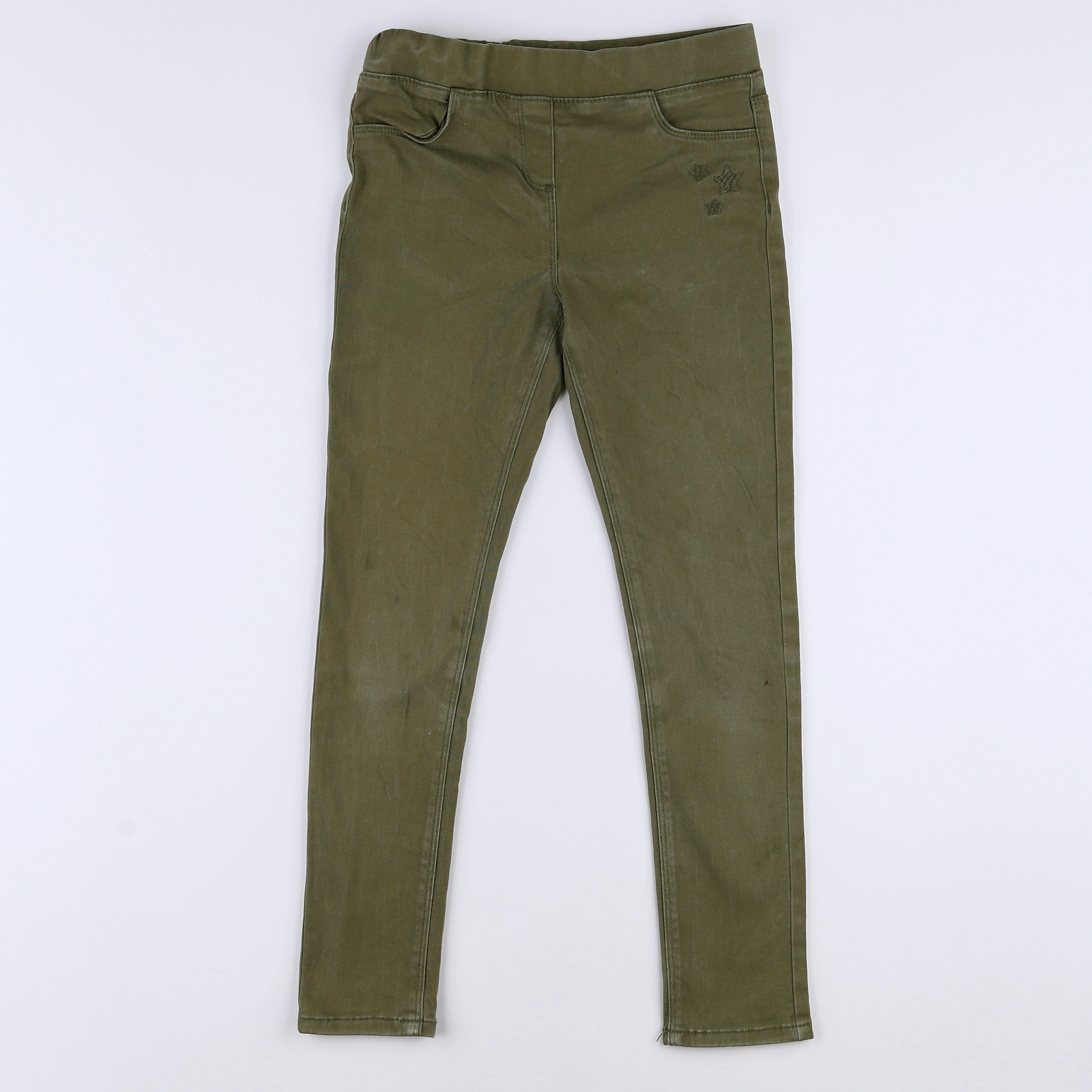 Vertbaudet - jegging vert - 9 ans