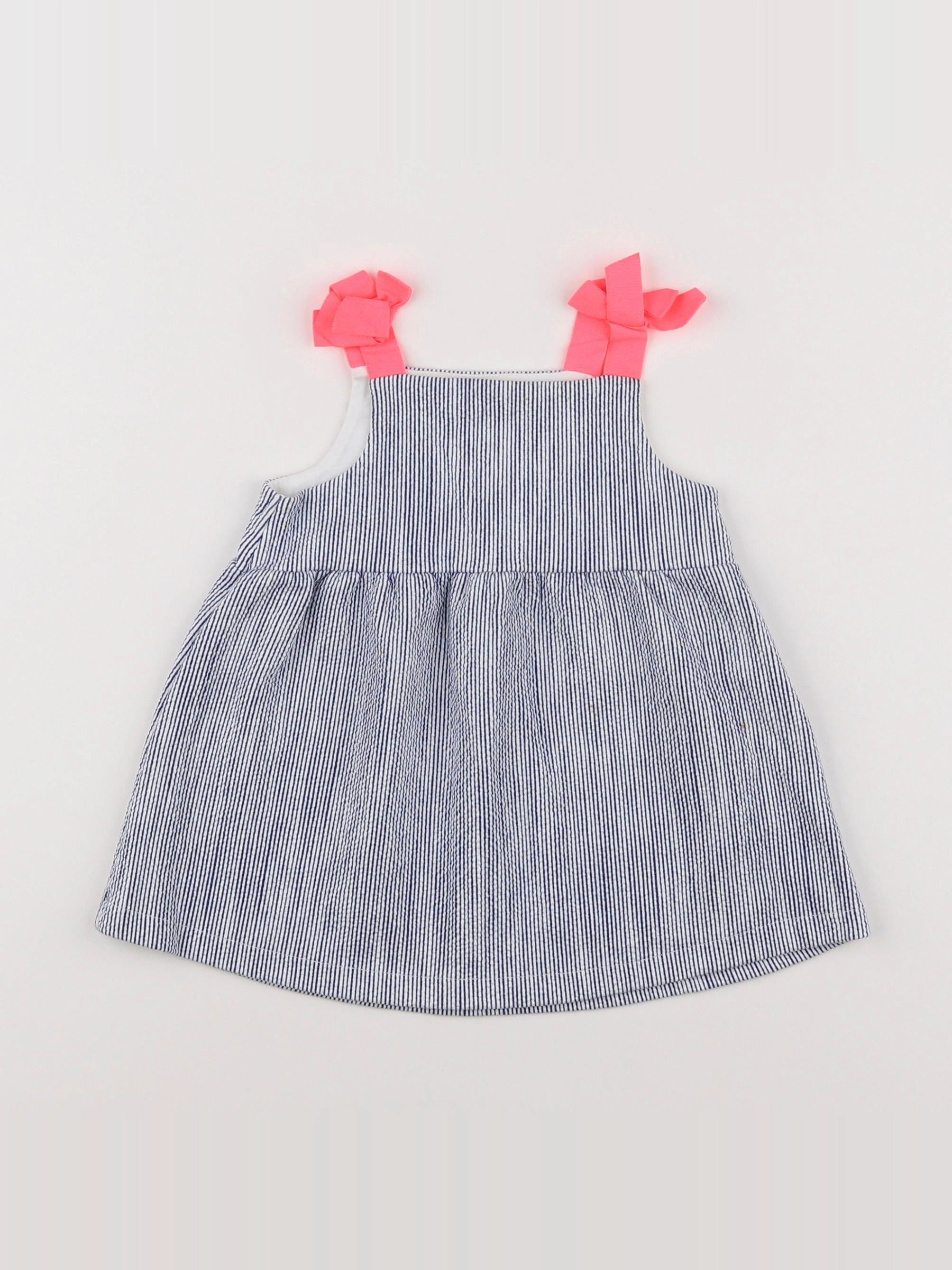 Zara - robe bleu - 9/12 mois